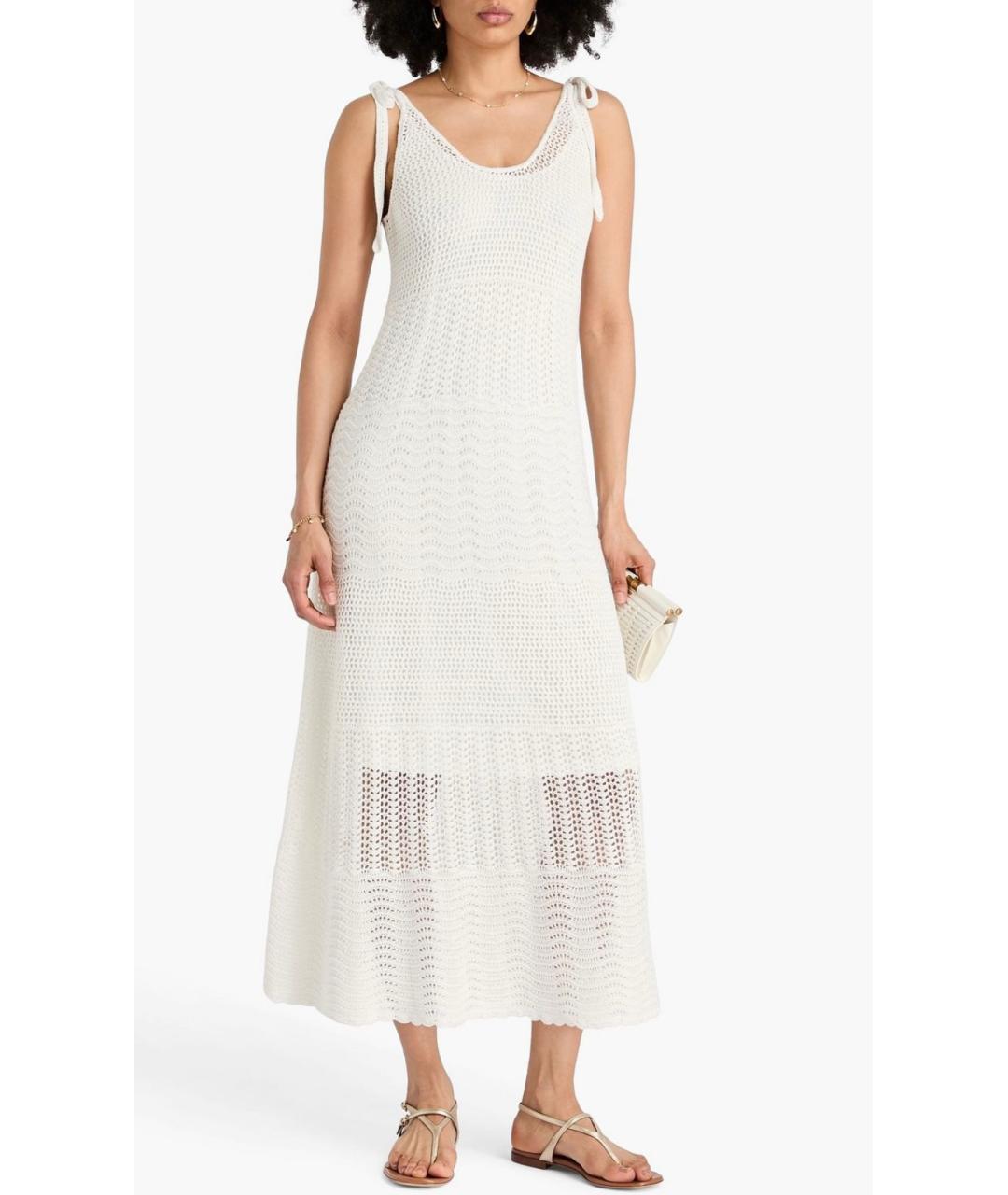 ZIMMERMANN Белое льняное коктейльное платье, фото 2