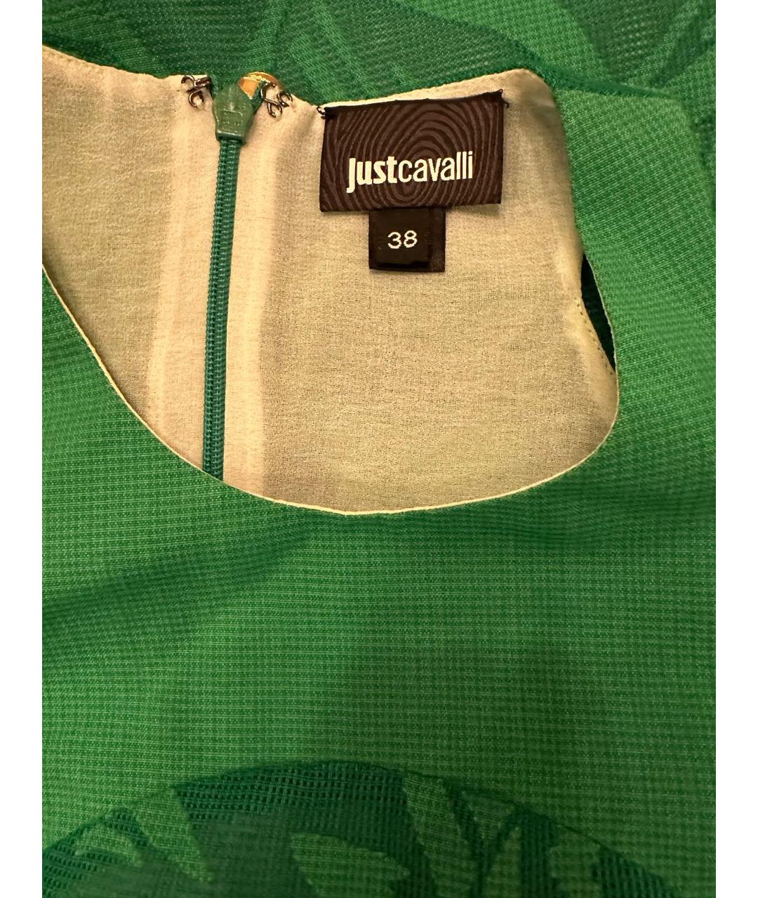 JUST CAVALLI Зеленые платье, фото 3