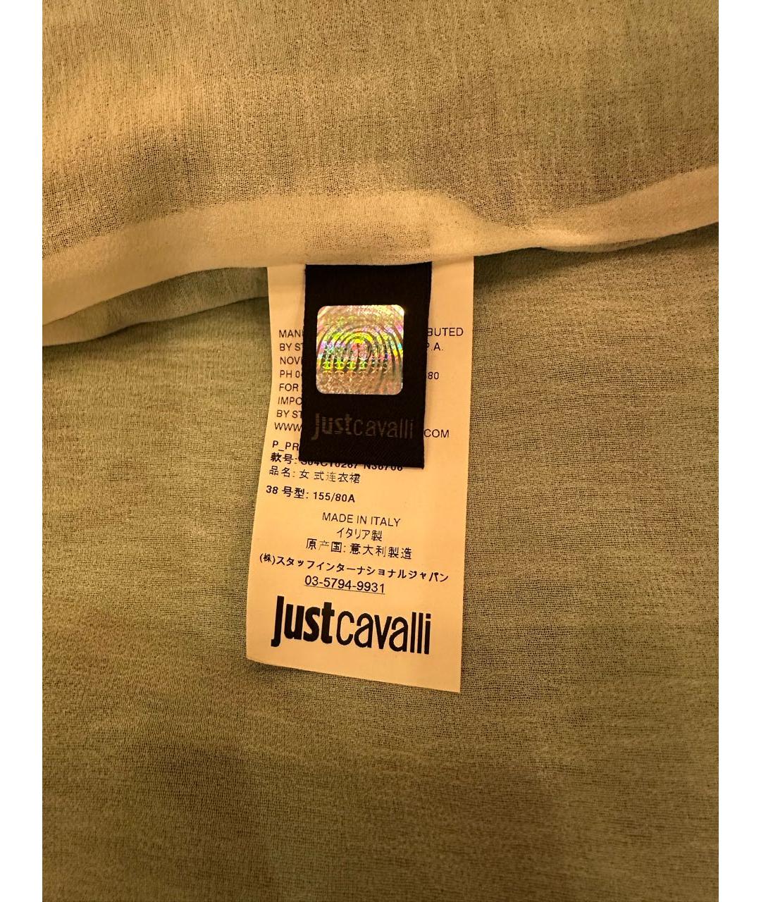 JUST CAVALLI Зеленые платье, фото 5