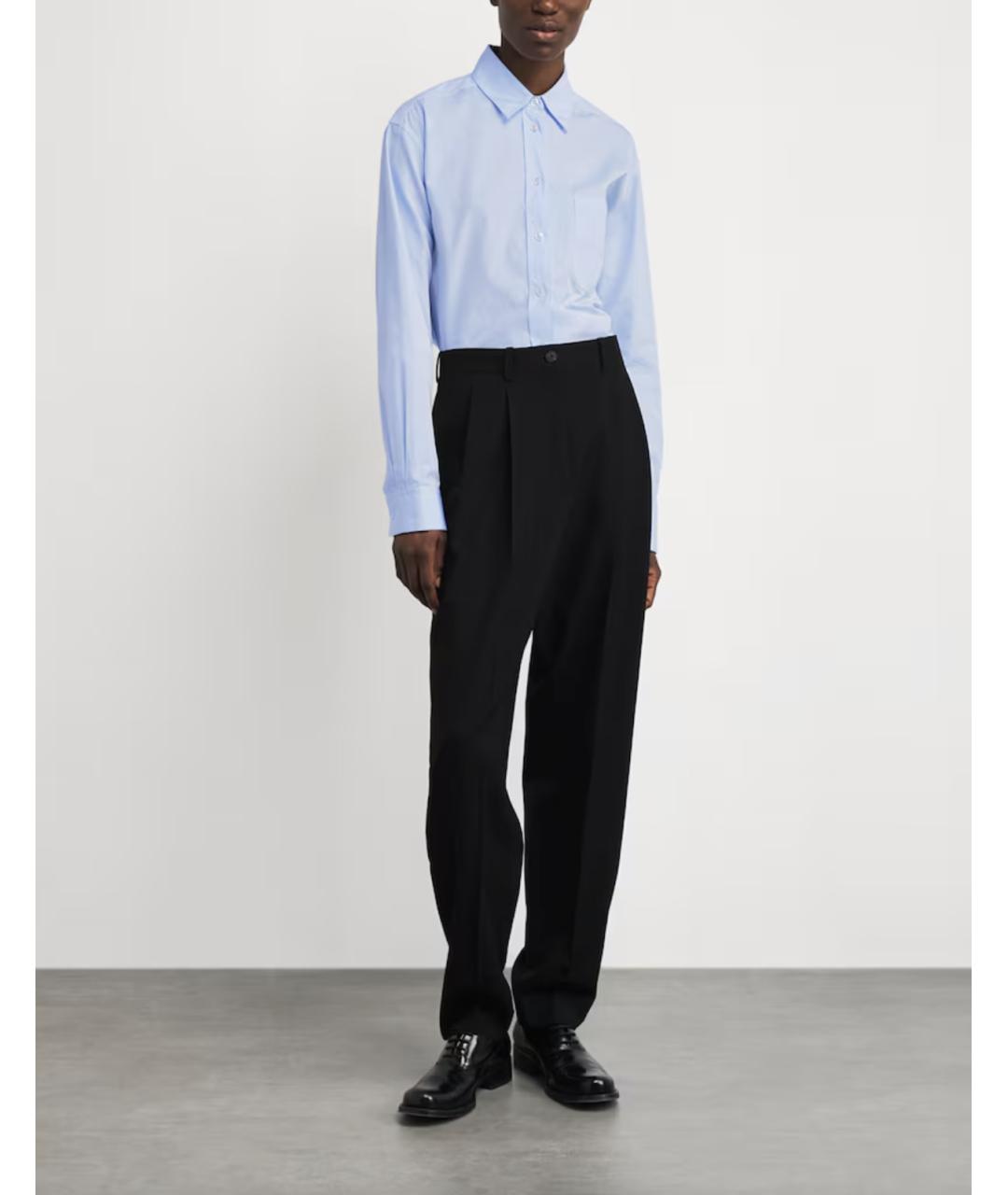 THE ROW Голубая хлопковая рубашка, фото 2