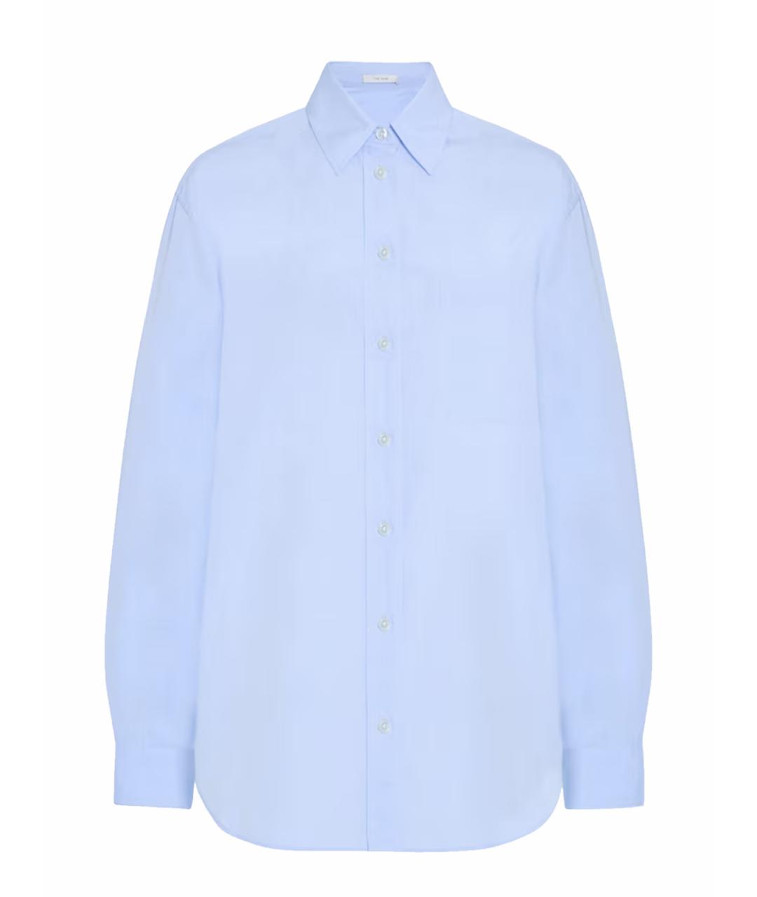 THE ROW Голубая хлопковая рубашка, фото 1