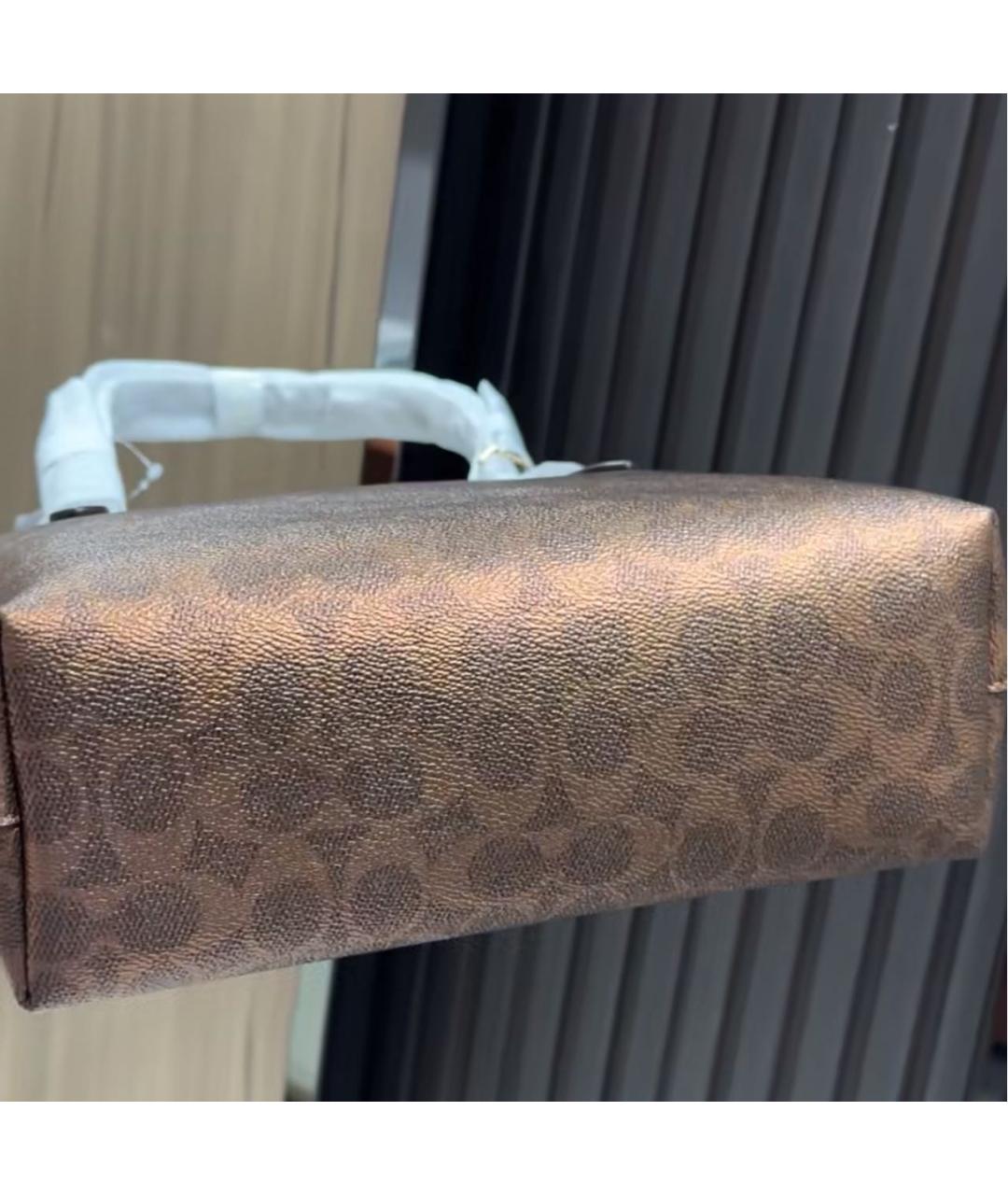 COACH Коричневая сумка тоут, фото 7