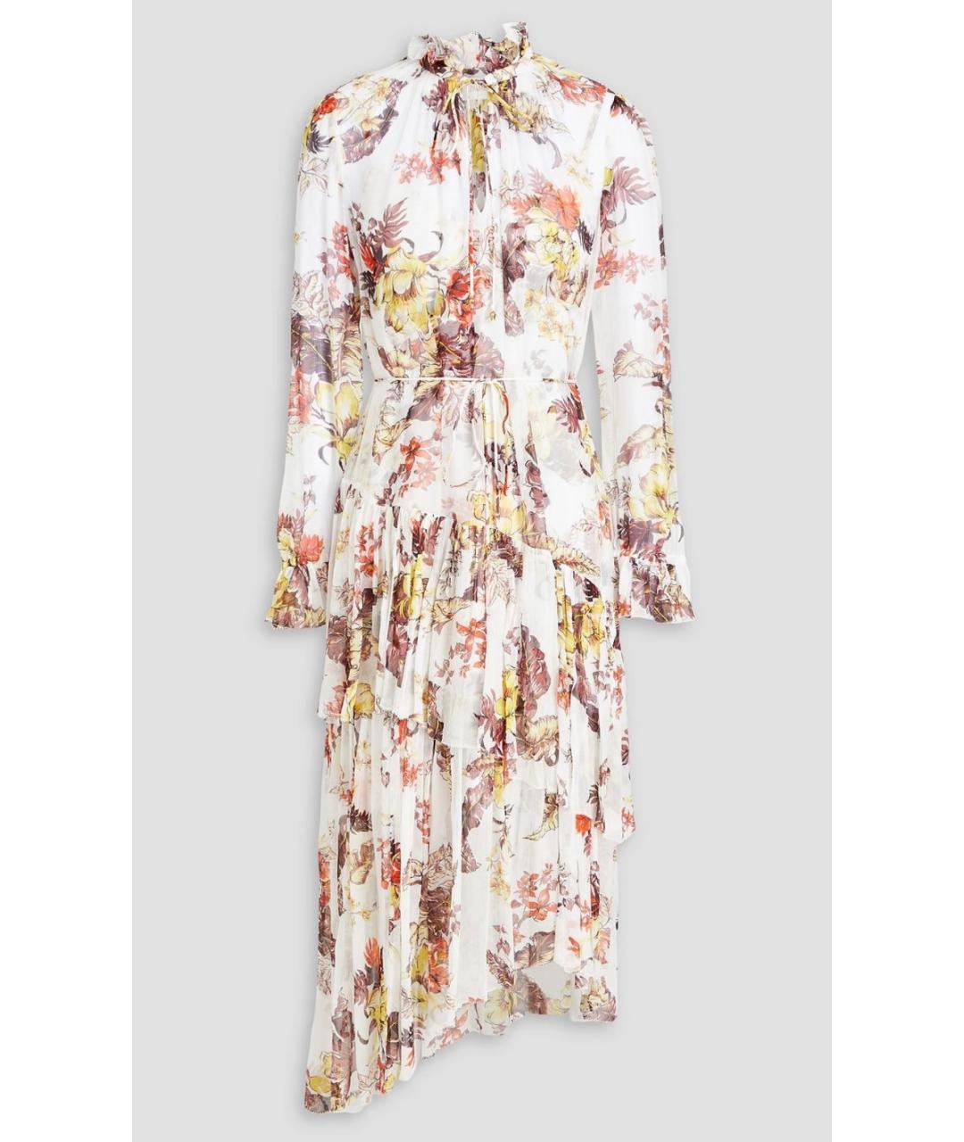 ZIMMERMANN Белое вискозное коктейльное платье, фото 7