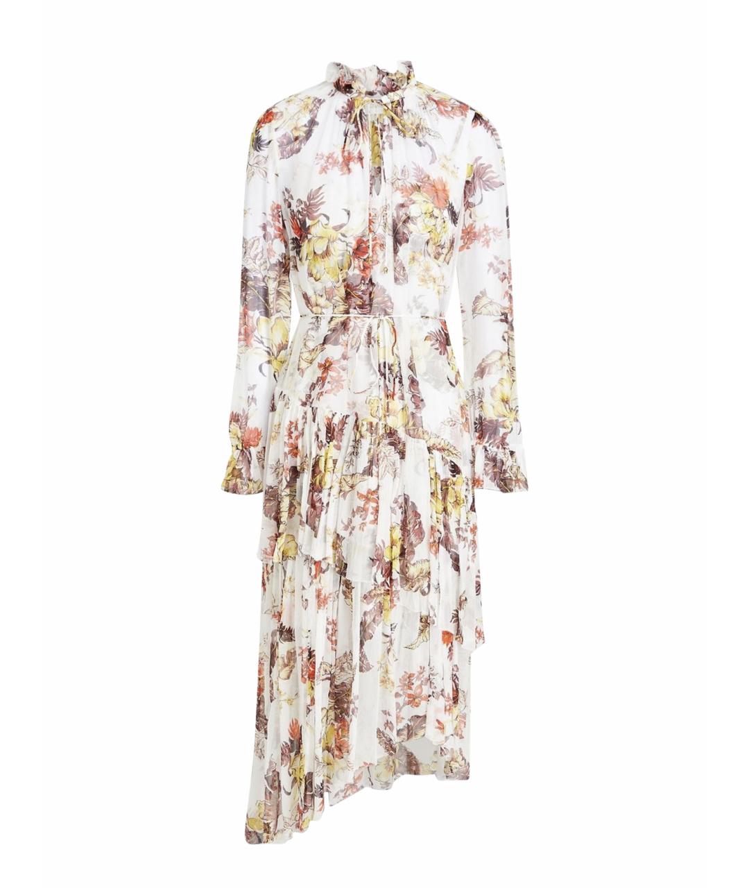 ZIMMERMANN Белое вискозное коктейльное платье, фото 1