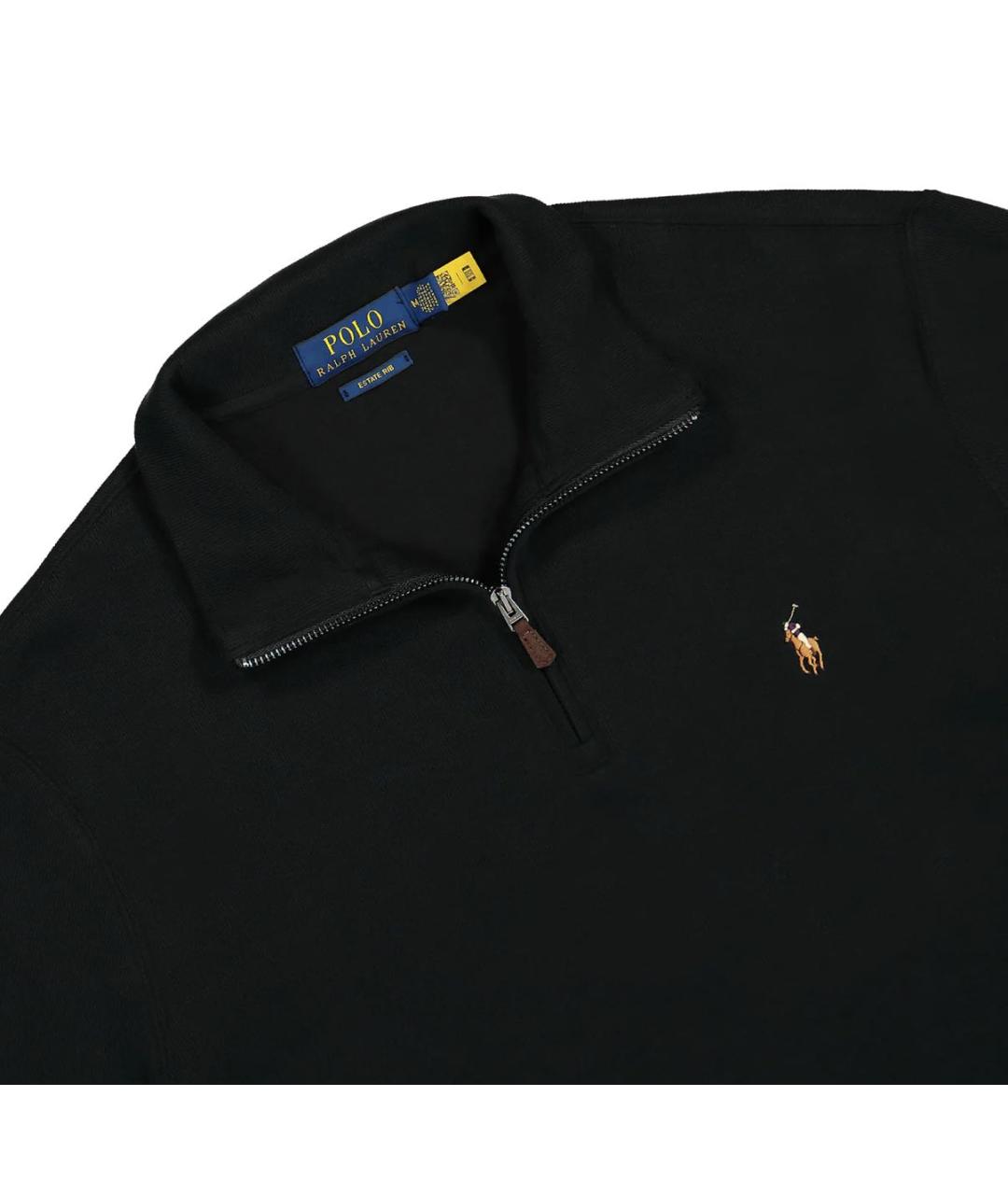 POLO RALPH LAUREN Черный хлопковый джемпер / свитер, фото 3