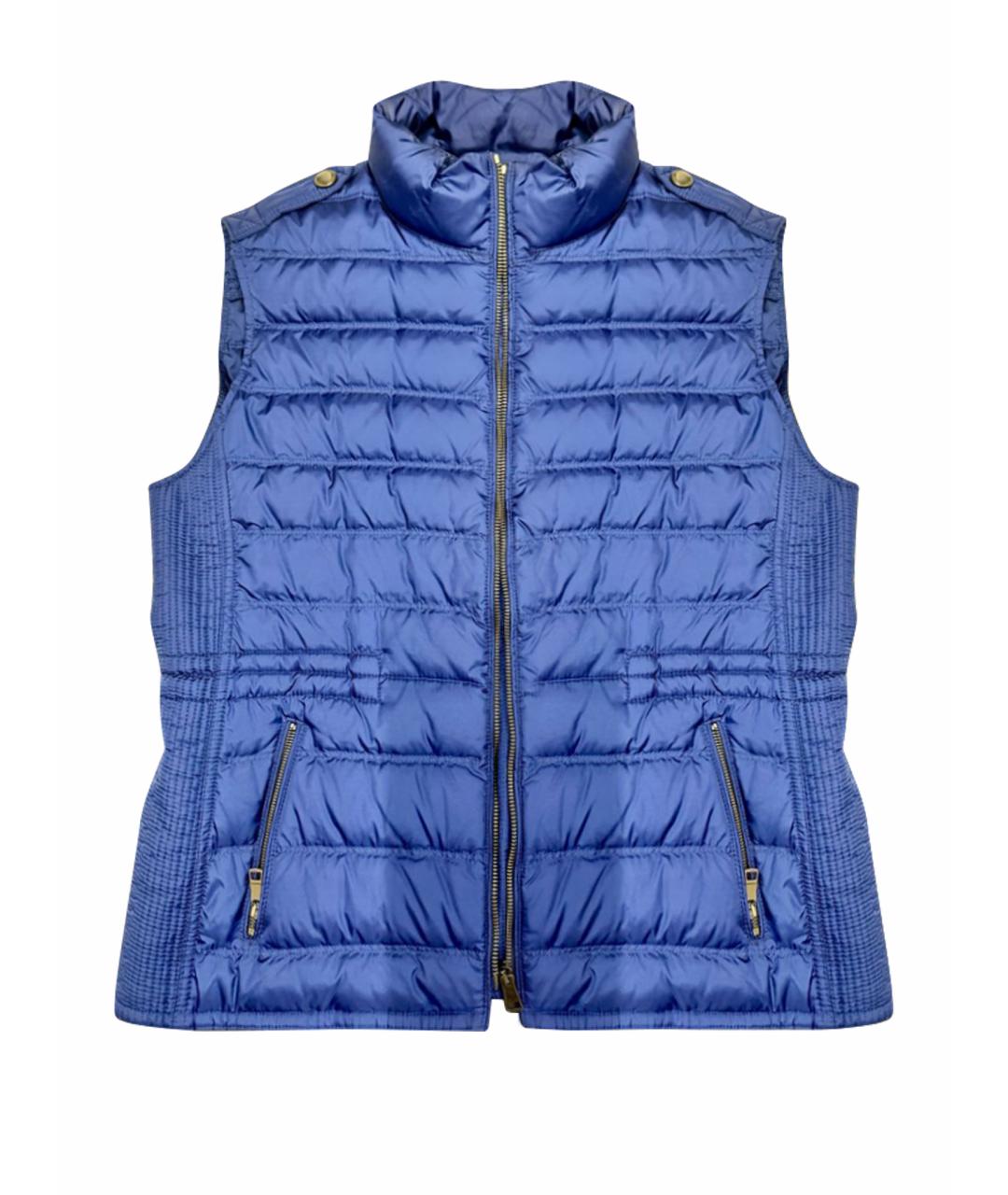 BURBERRY Синий полиамидовый жилет, фото 1