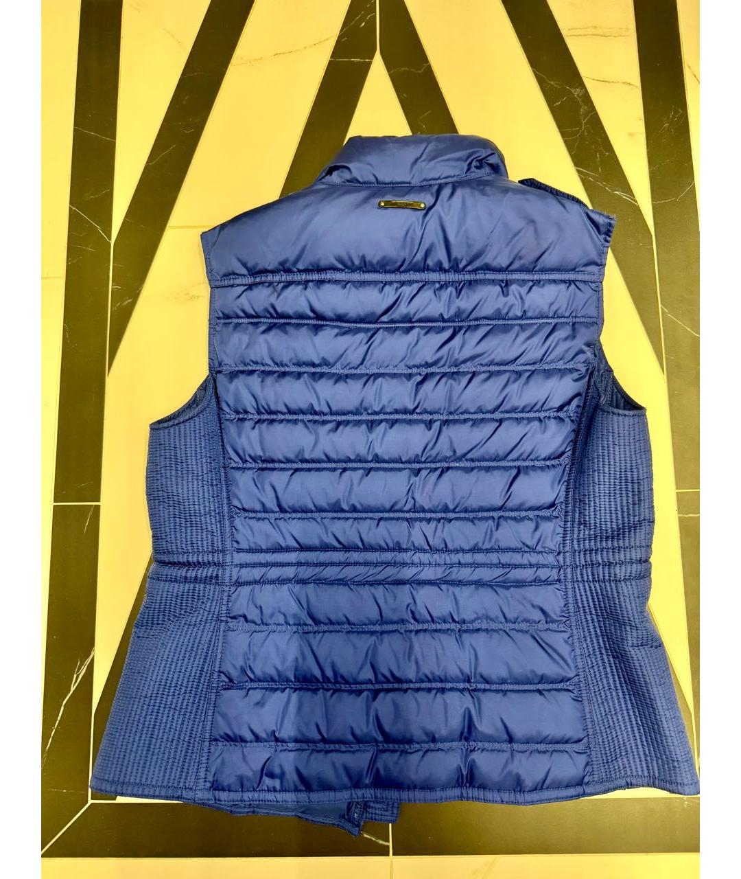 BURBERRY Синий полиамидовый жилет, фото 3