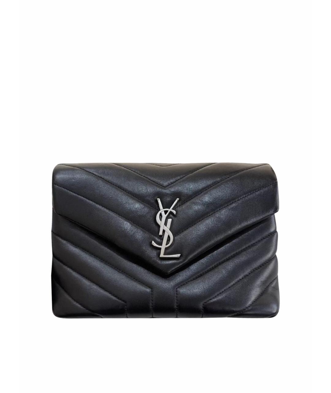 SAINT LAURENT Черная сумка через плечо, фото 1