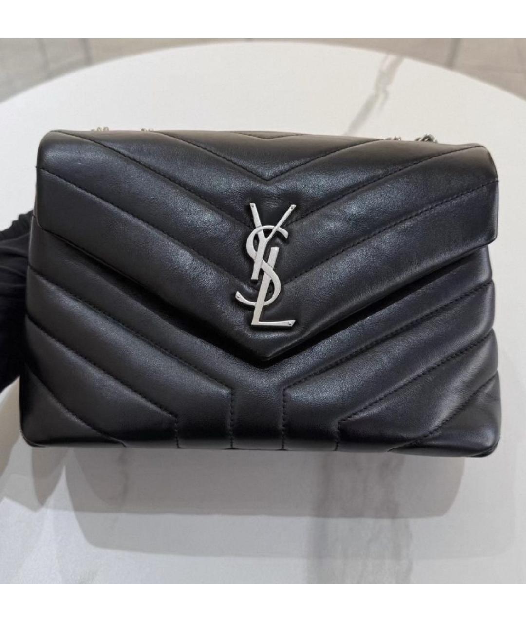 SAINT LAURENT Черная сумка через плечо, фото 4