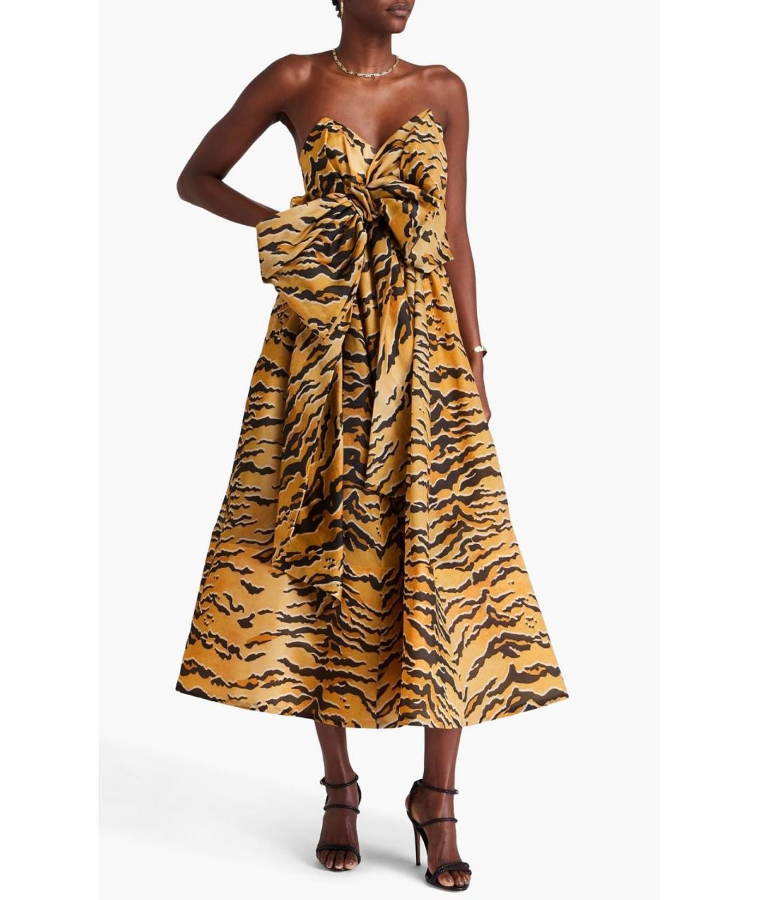 ZIMMERMANN Бежевое шелковое коктейльное платье, фото 2