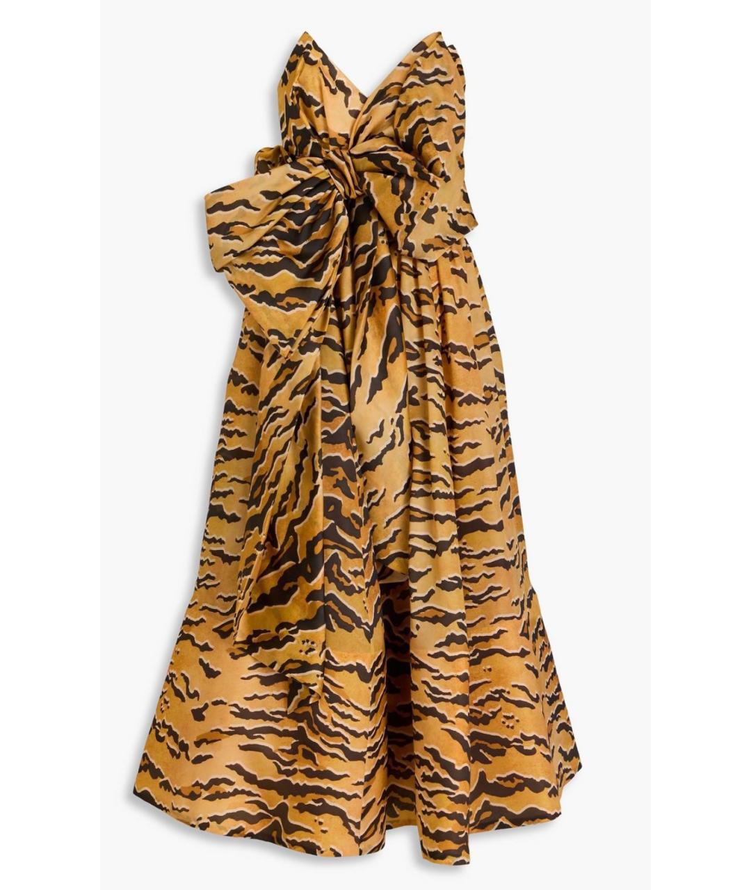 ZIMMERMANN Бежевое шелковое коктейльное платье, фото 7