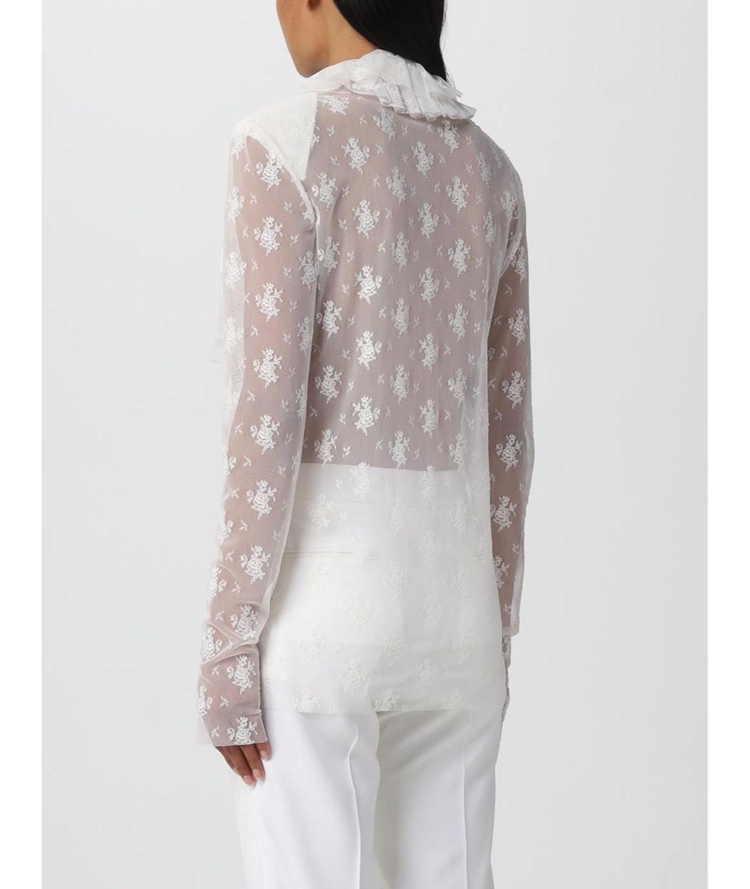 PHILOSOPHY DI LORENZO SERAFINI Белая полиамидовая блузы, фото 3