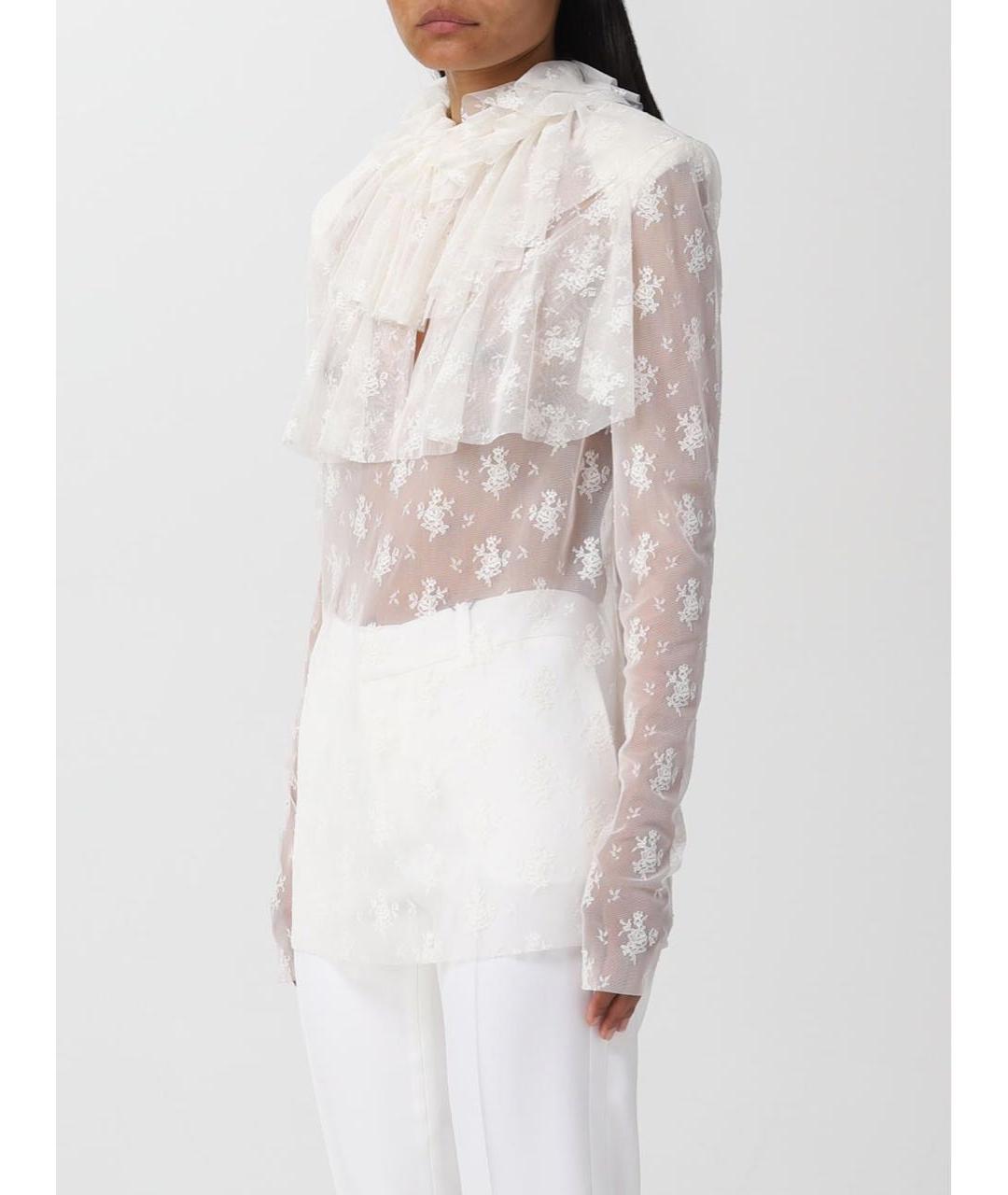 PHILOSOPHY DI LORENZO SERAFINI Белая полиамидовая блузы, фото 4