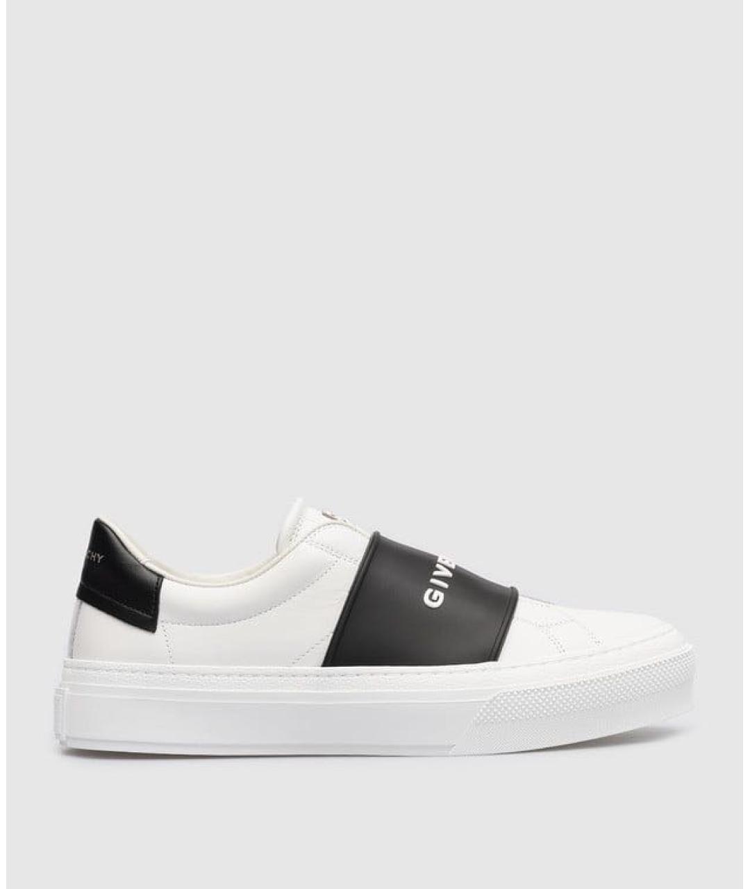 GIVENCHY Белые кожаные слипоны, фото 4