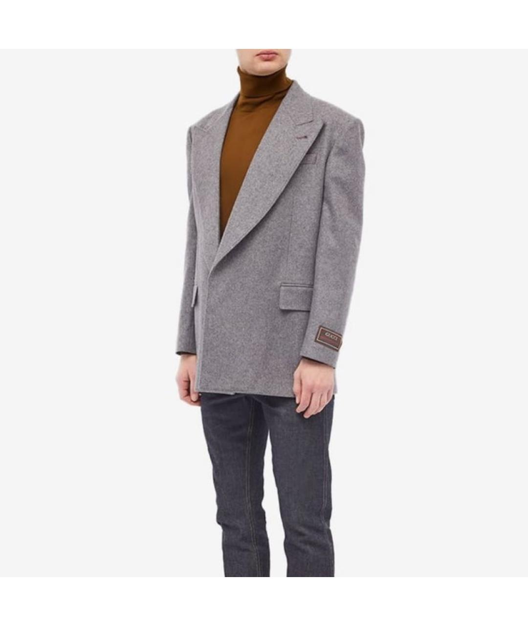 GUCCI Коричневая кашемировая водолазка, фото 4