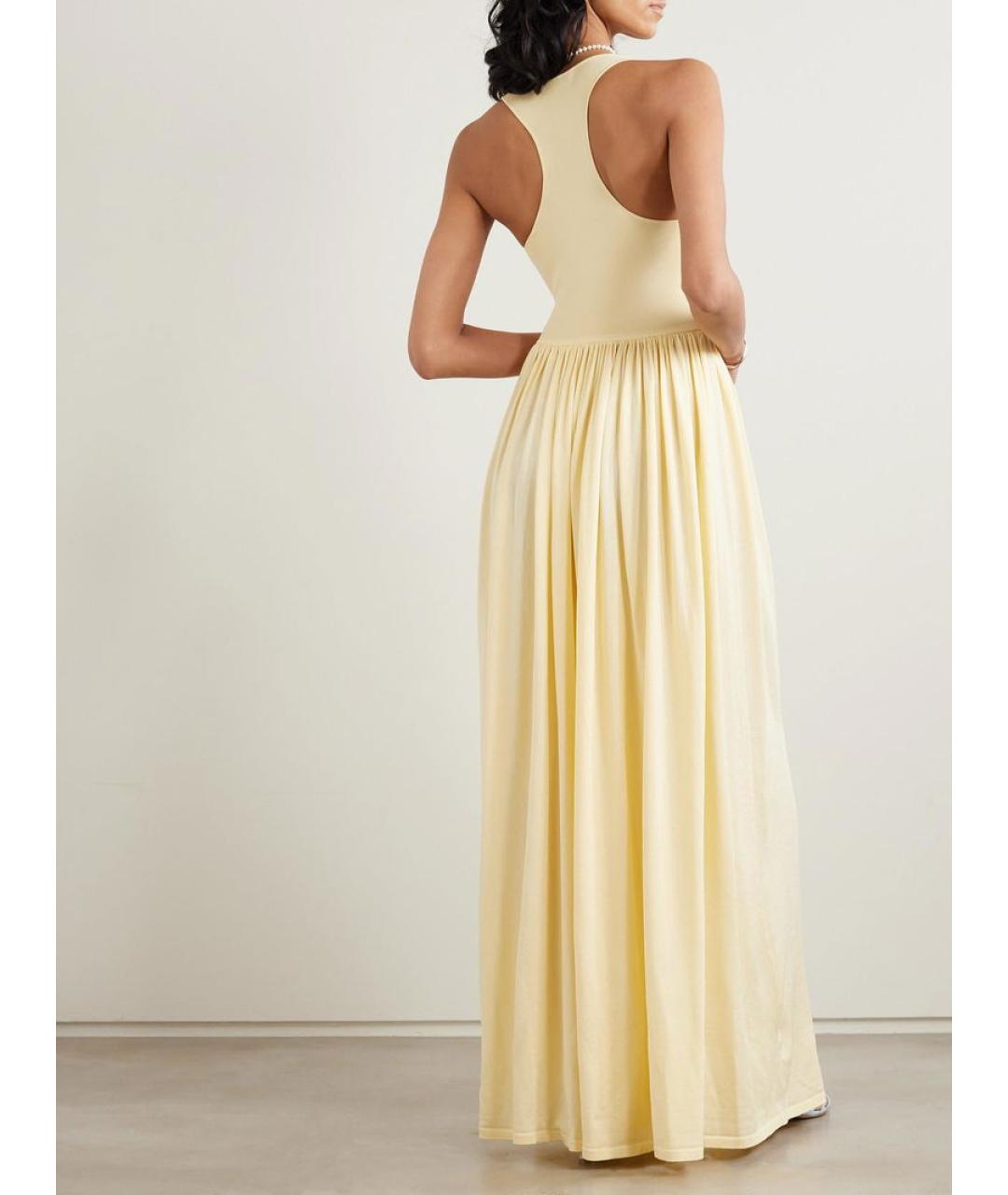 ZIMMERMANN Желтое вискозное коктейльное платье, фото 6