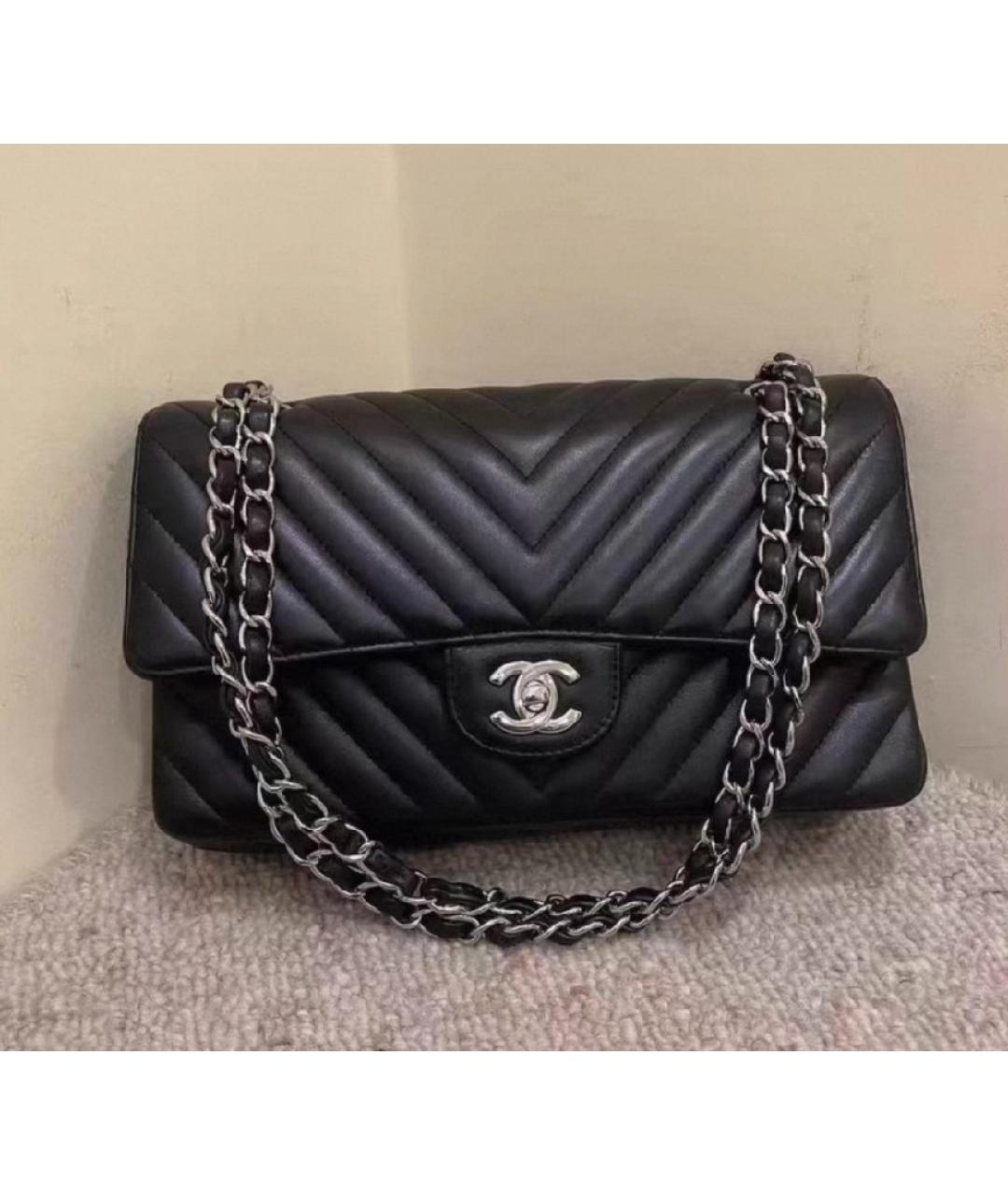 CHANEL Черная сумка через плечо, фото 4