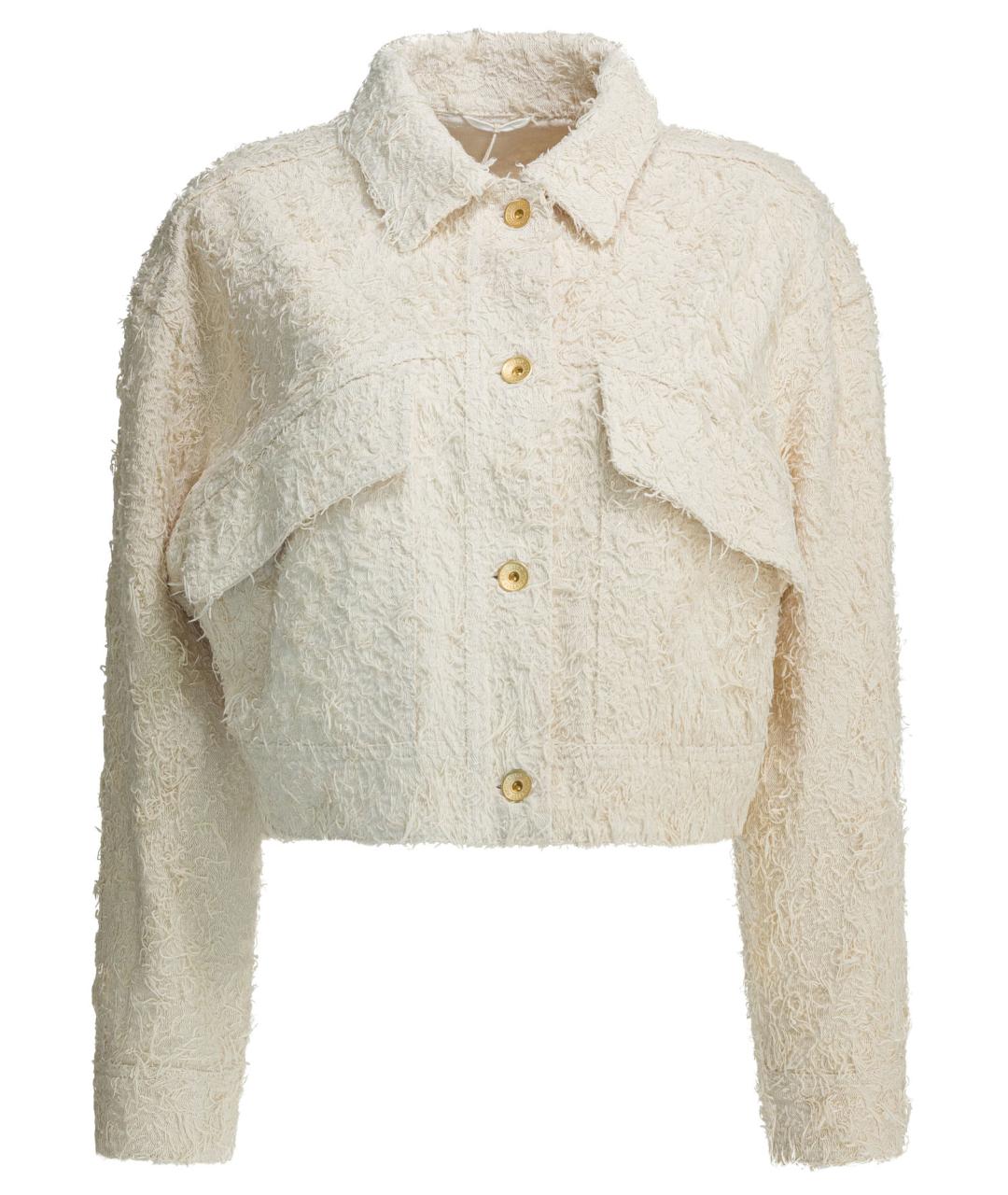 BRUNELLO CUCINELLI Белая хлопковая куртка, фото 1