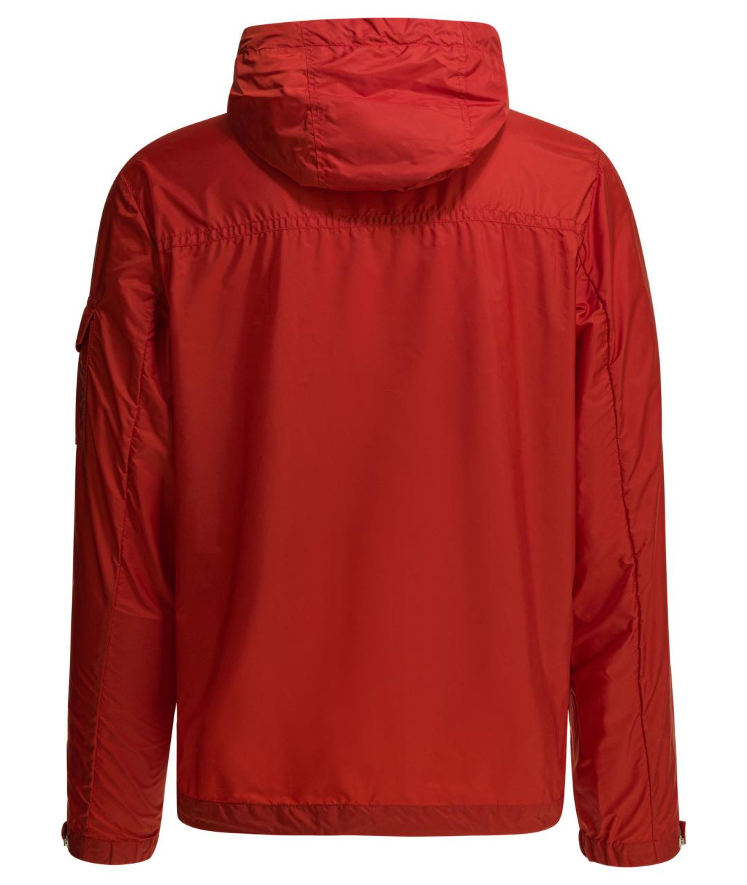 MONCLER Красная полиамидовая куртка, фото 2