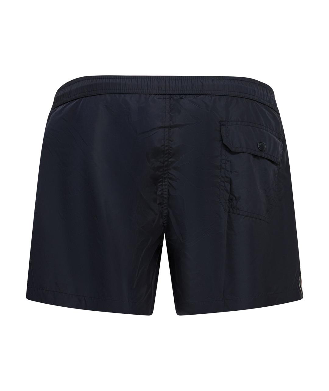 MONCLER Синие полиамидовые плавки, фото 2