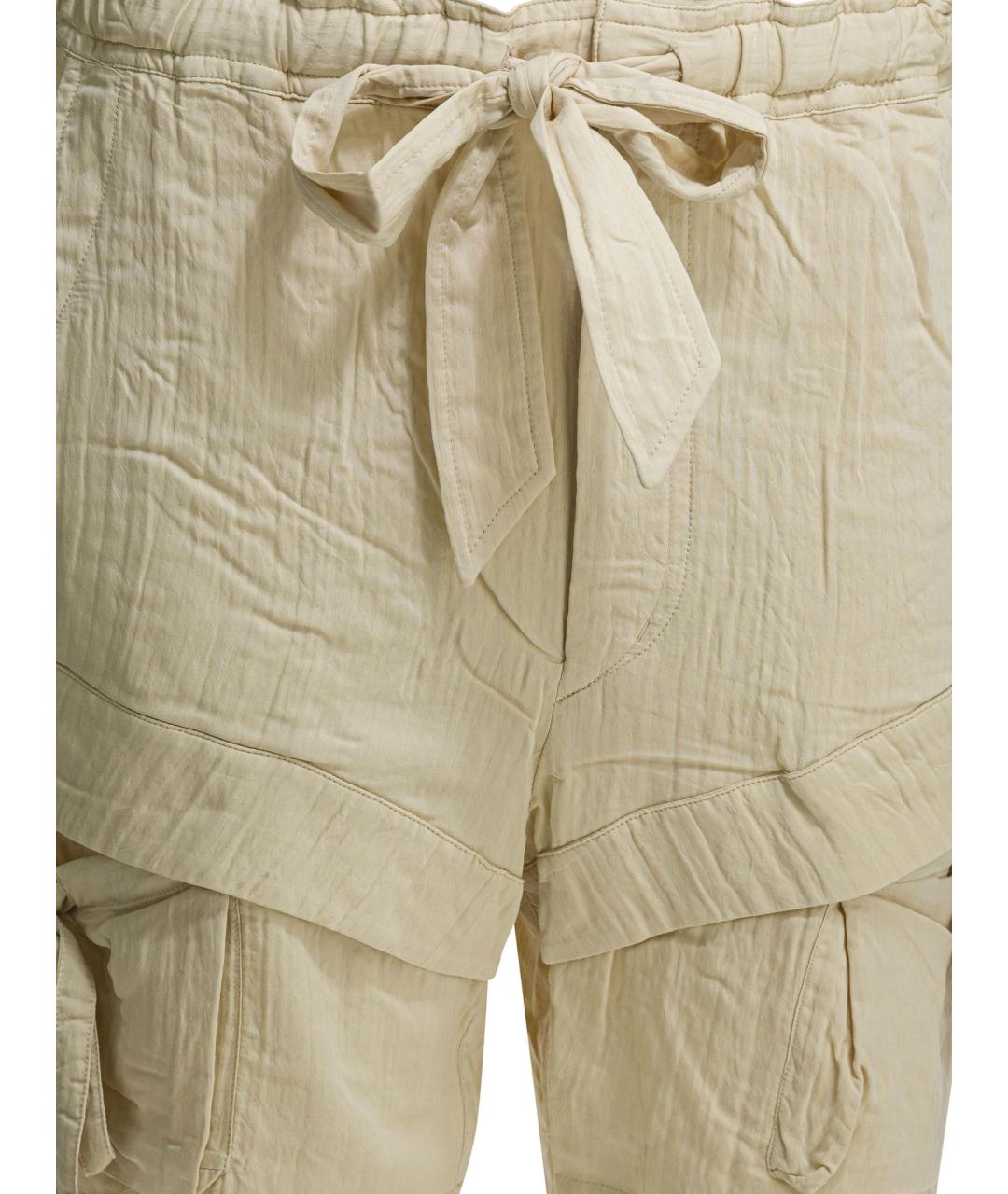 ISABEL MARANT ETOILE Бежевые вискозные шорты, фото 3