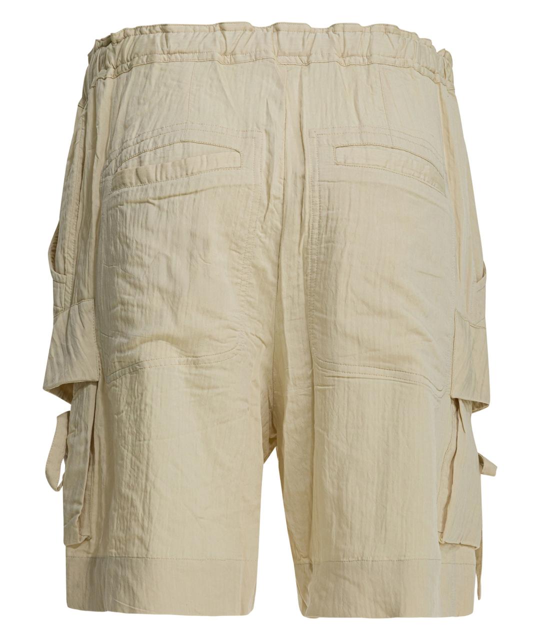 ISABEL MARANT ETOILE Бежевые вискозные шорты, фото 2