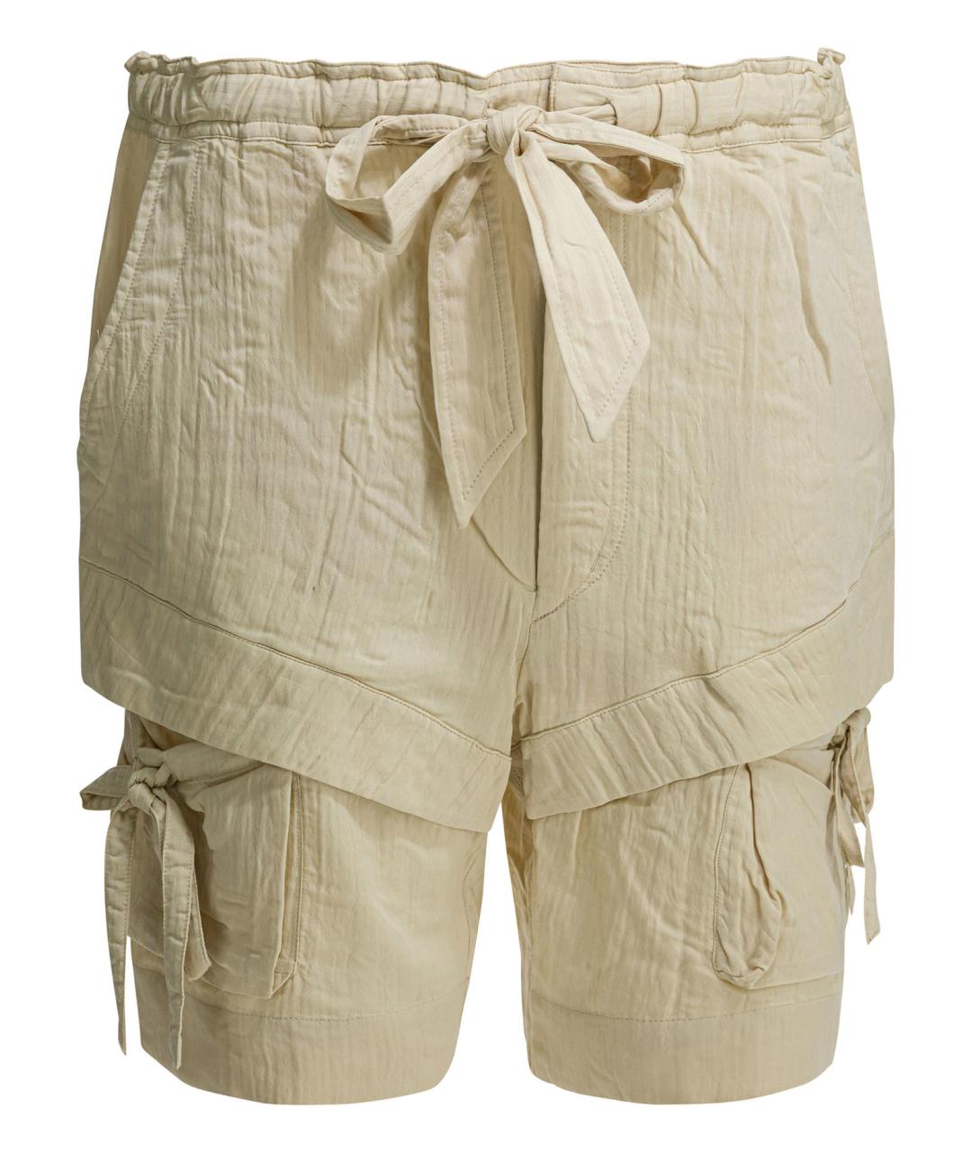 ISABEL MARANT ETOILE Бежевые вискозные шорты, фото 1