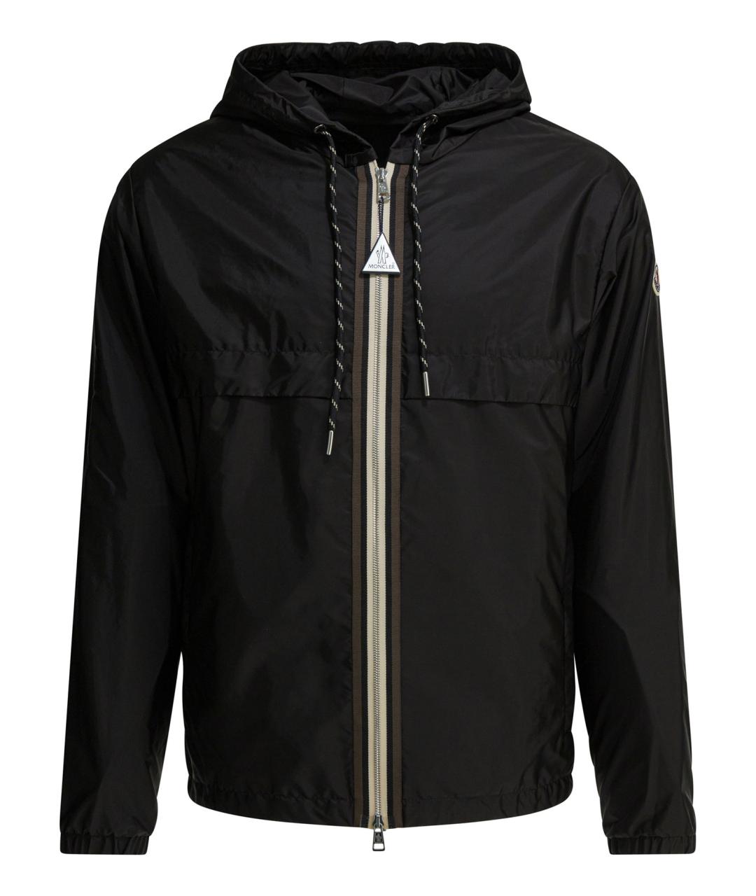 MONCLER Черная полиамидовая куртка, фото 1