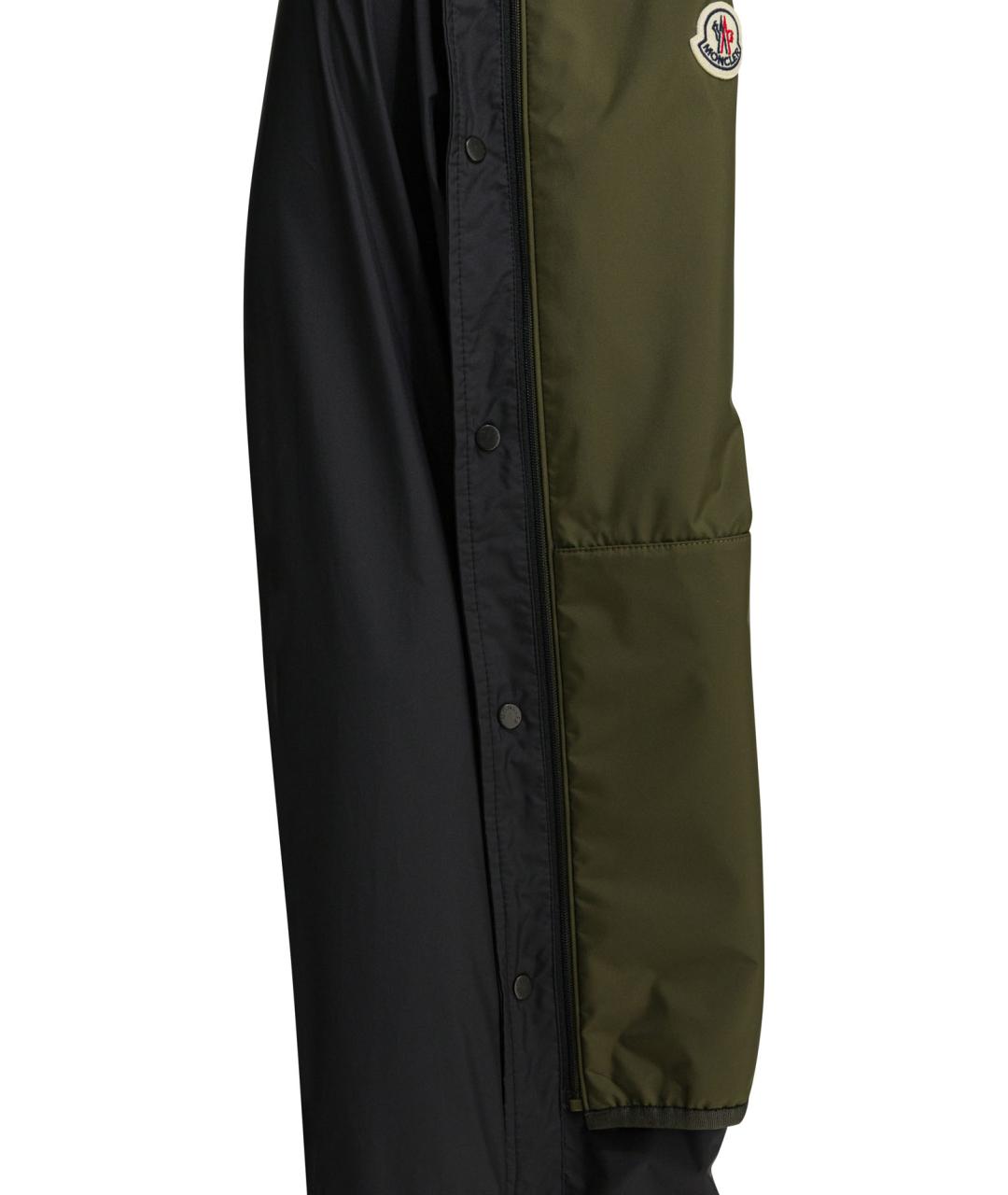 MONCLER Черная полиэстеровая куртка, фото 3