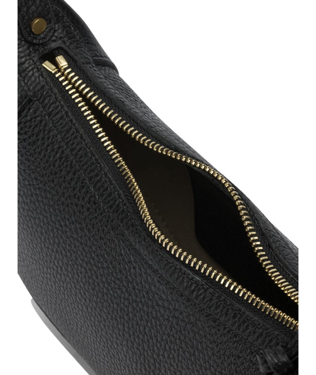 ISABEL MARANT Черная кожаная сумка через плечо, фото 5