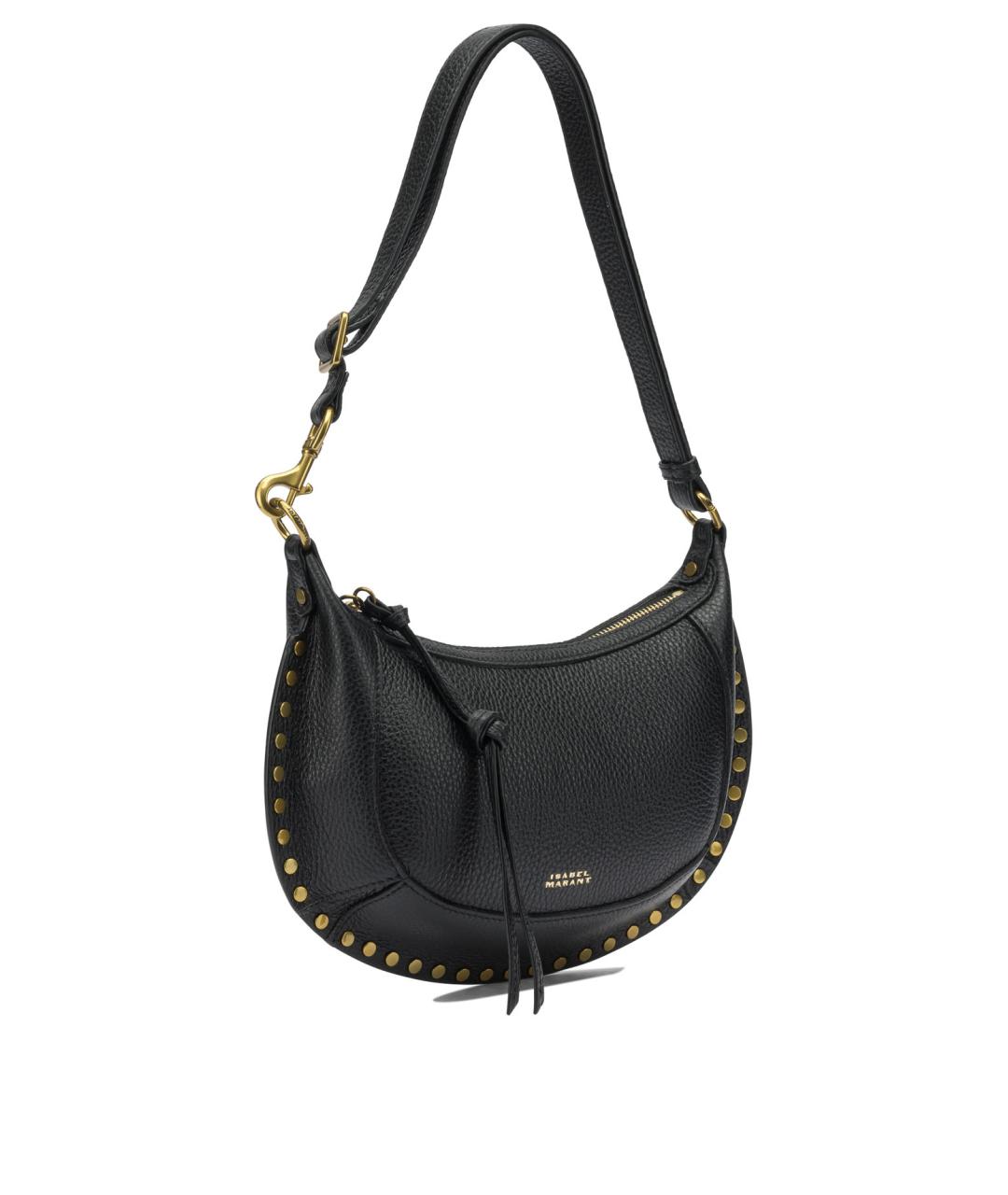 ISABEL MARANT Черная кожаная сумка через плечо, фото 2