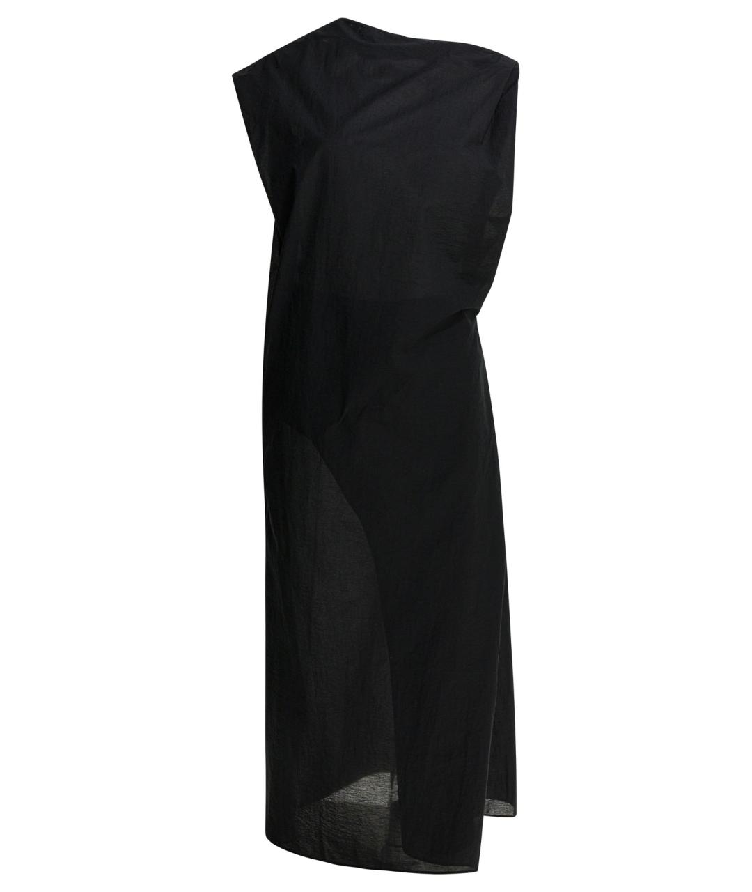 JACQUEMUS Черное хлопковое повседневное платье, фото 1