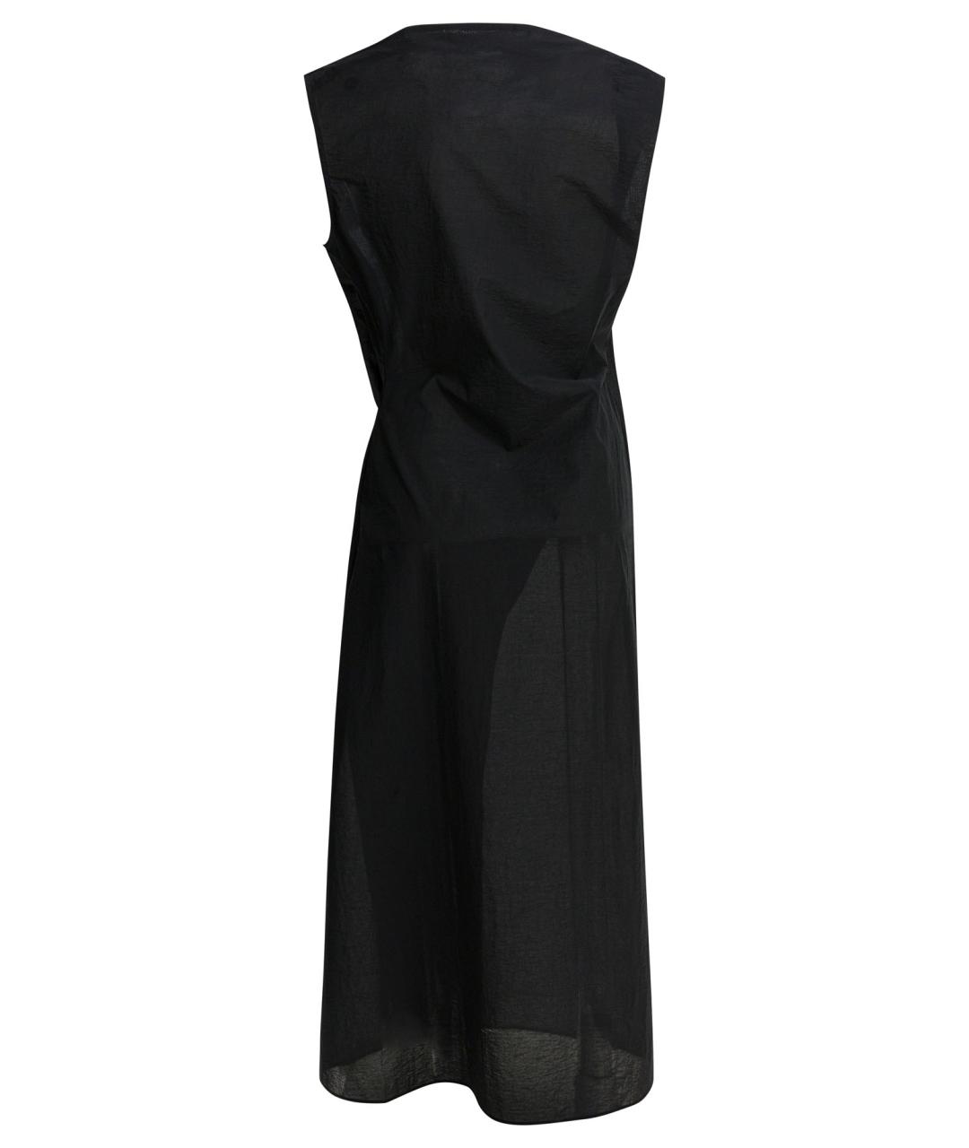 JACQUEMUS Черное хлопковое повседневное платье, фото 2