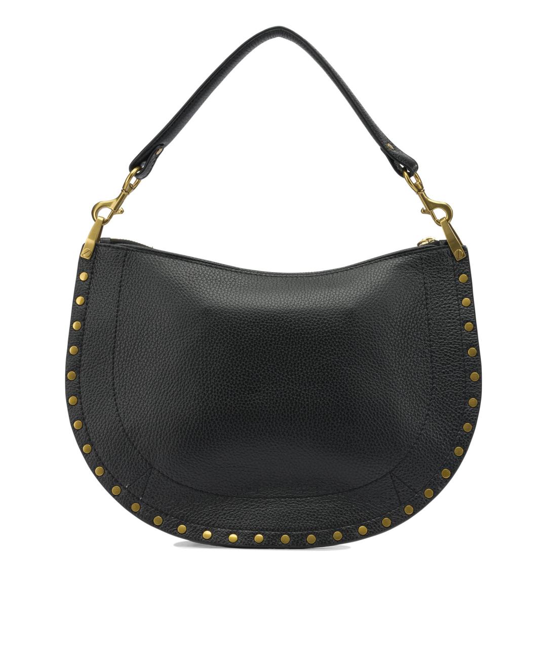 ISABEL MARANT Черная кожаная сумка через плечо, фото 3