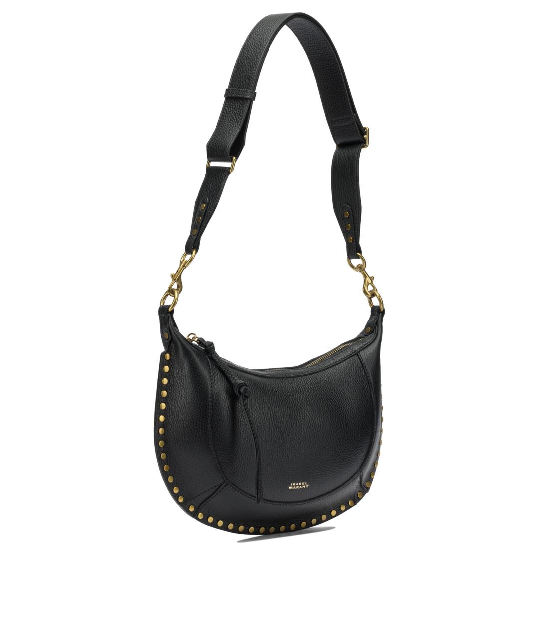 ISABEL MARANT Черная кожаная сумка через плечо, фото 2