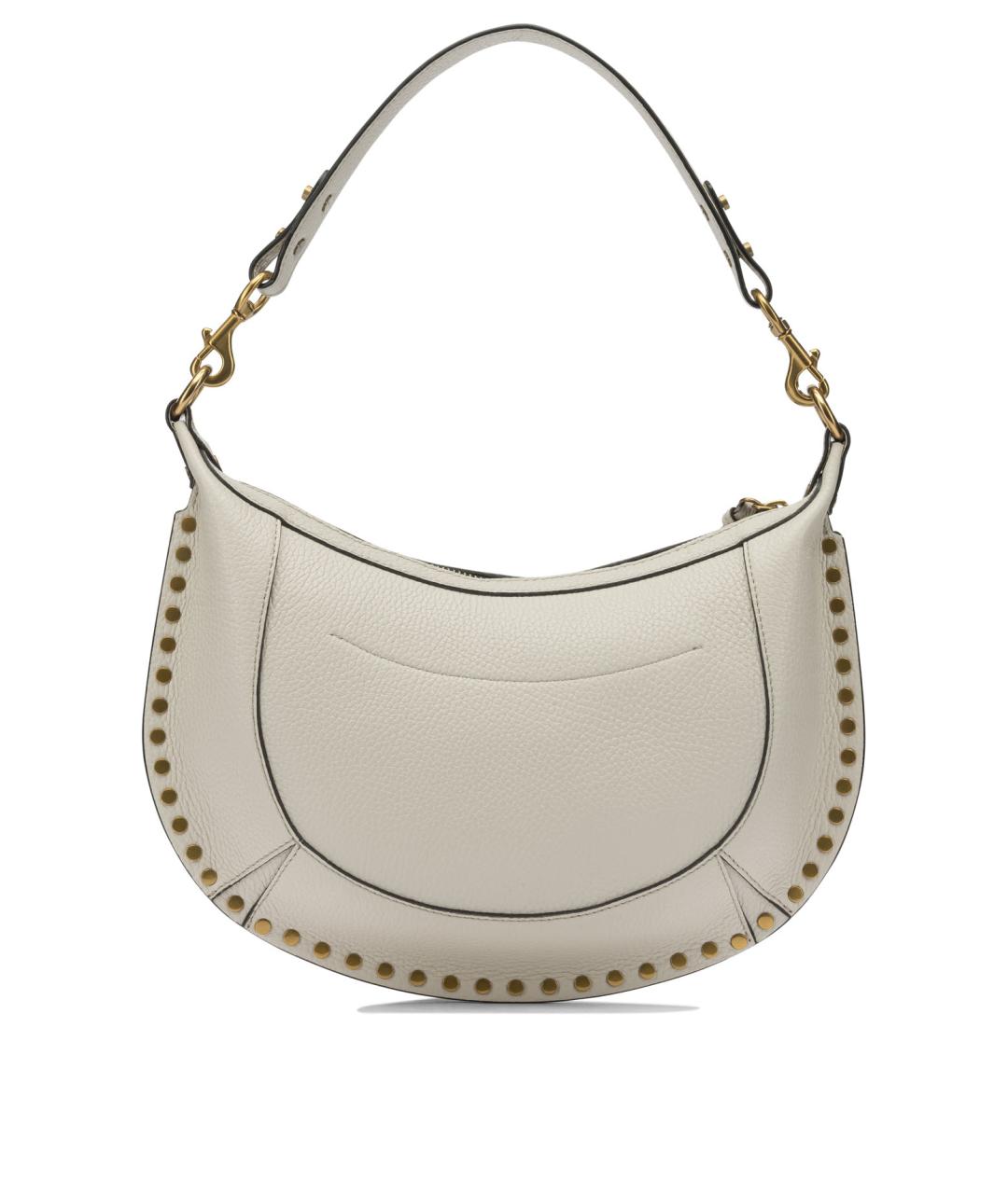 ISABEL MARANT Белая кожаная сумка через плечо, фото 3