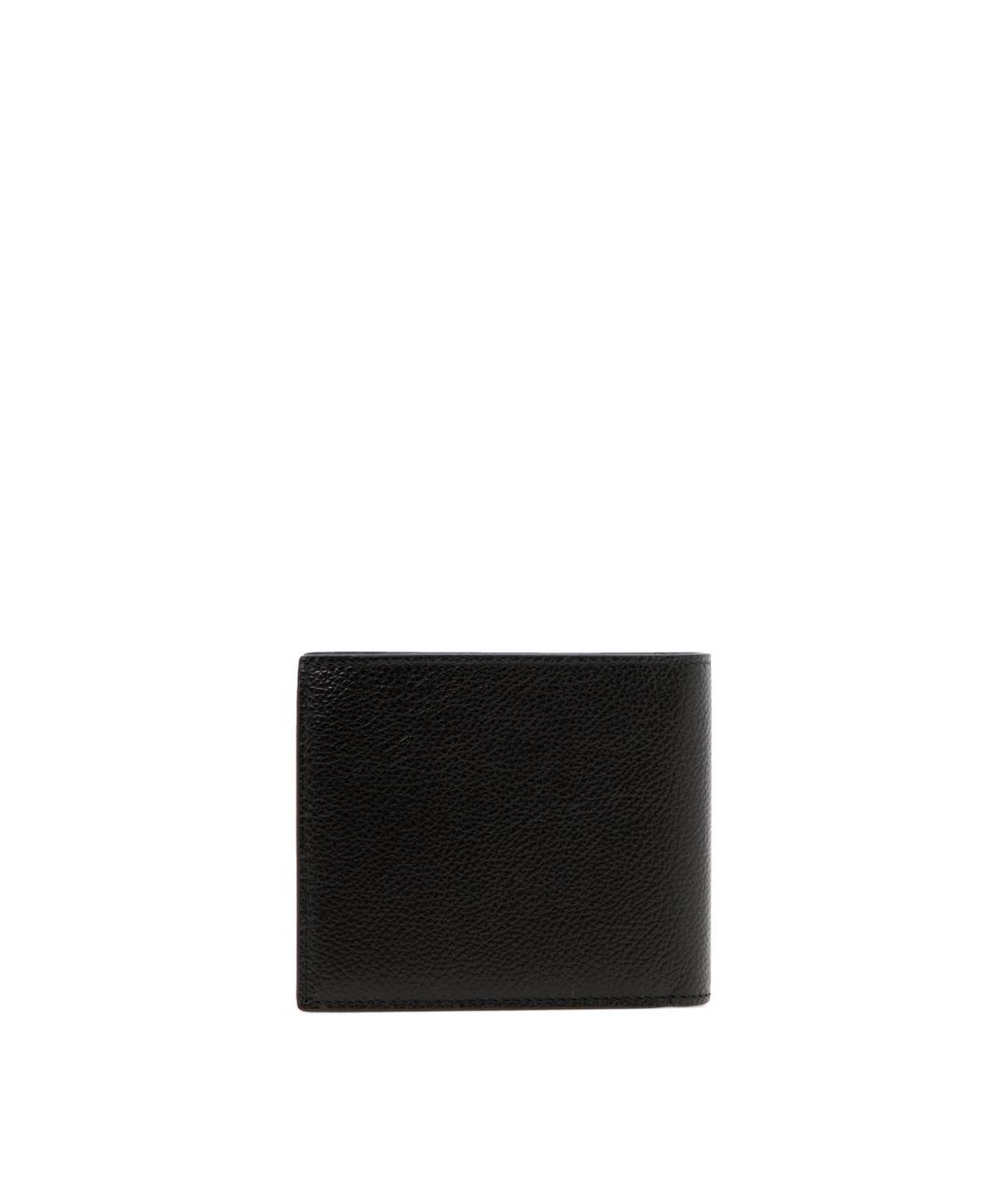 BALENCIAGA Черный кожаный кошелек, фото 3