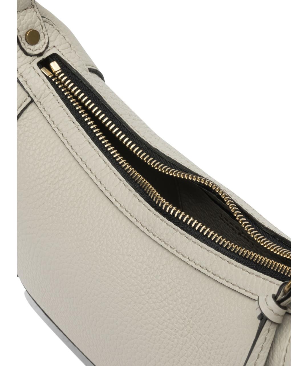 ISABEL MARANT Белая кожаная сумка через плечо, фото 5