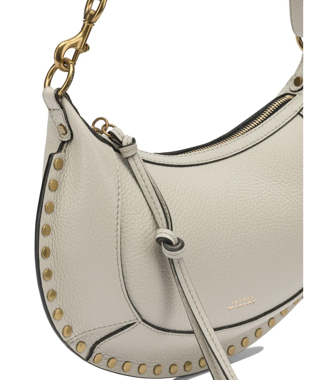 ISABEL MARANT Белая кожаная сумка через плечо, фото 4