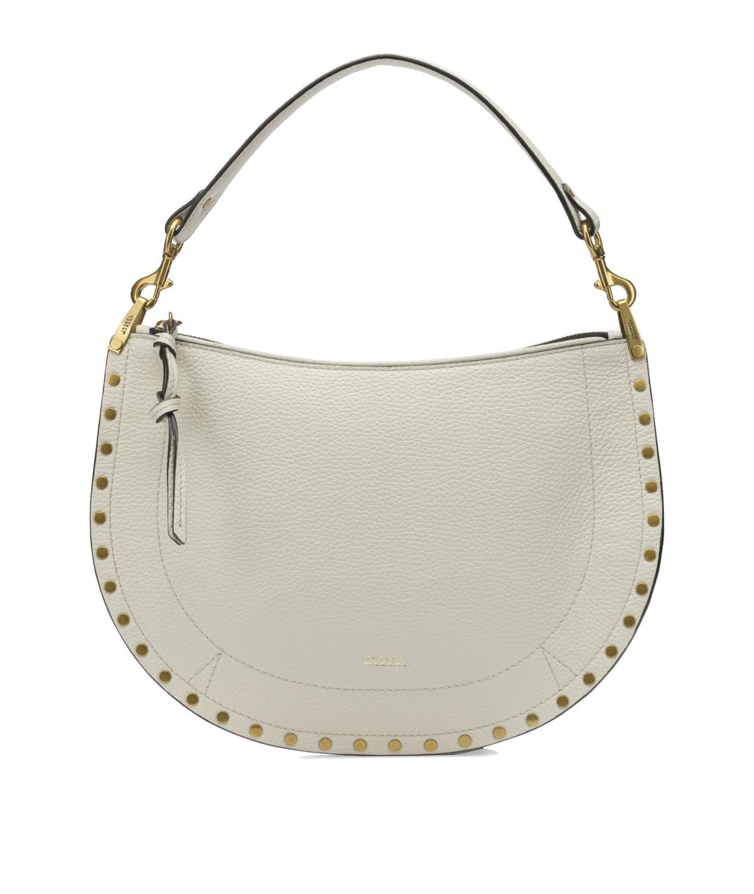 ISABEL MARANT Белая кожаная сумка через плечо, фото 1