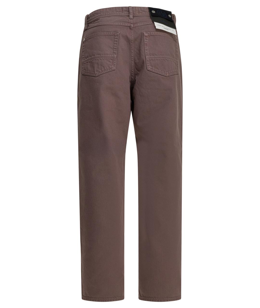 STONE ISLAND Мульти хлопковые прямые джинсы, фото 2