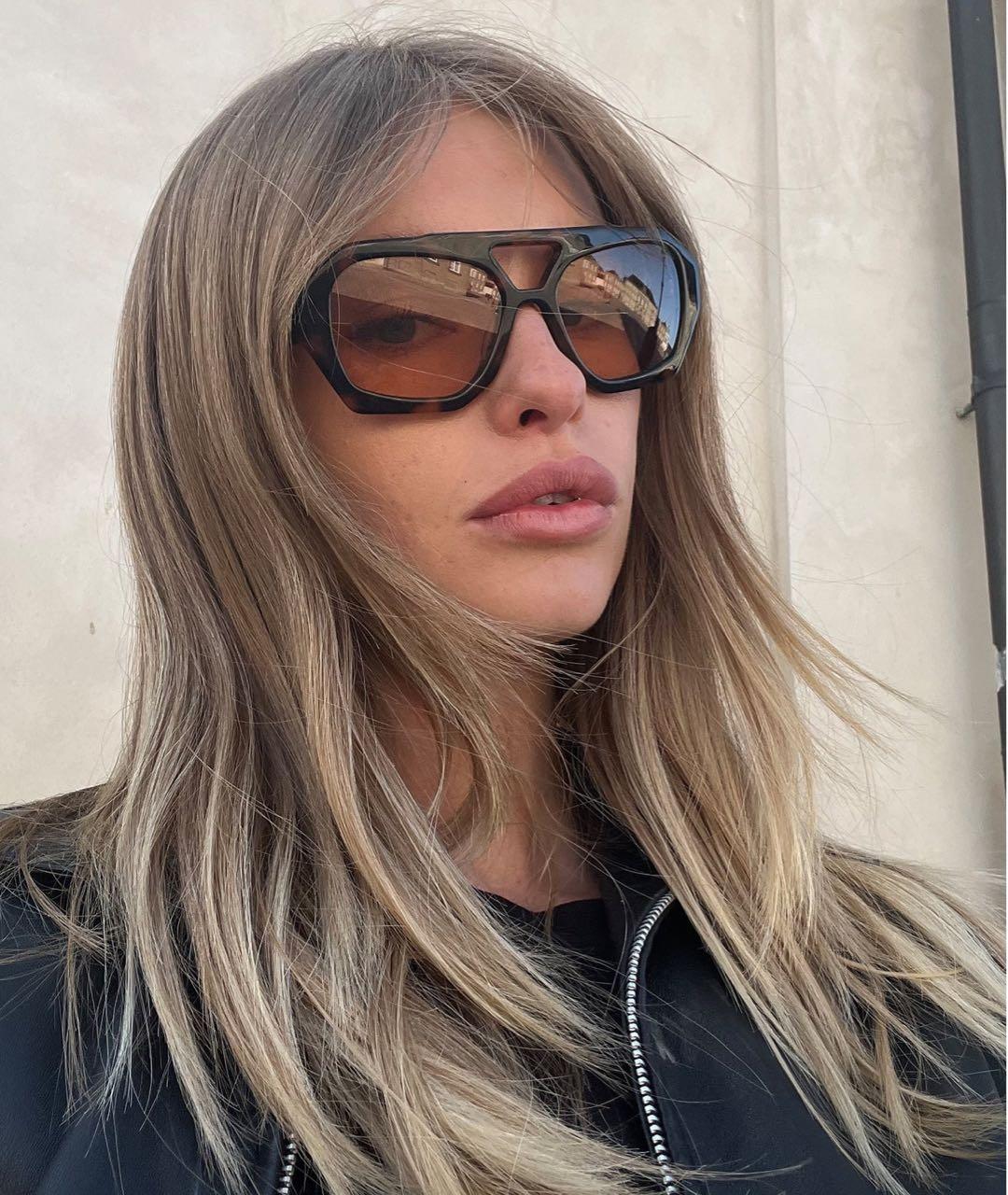 Vehla Коричневые пластиковые солнцезащитные очки, фото 5