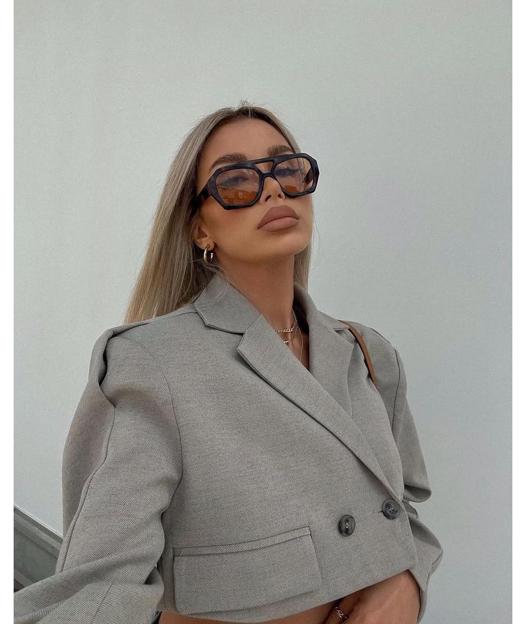 Vehla Коричневые пластиковые солнцезащитные очки, фото 6