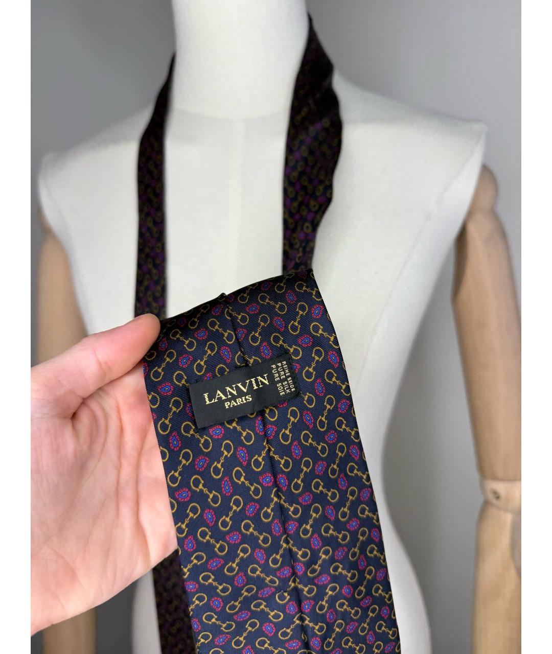 LANVIN Мульти шелковый галстук, фото 3