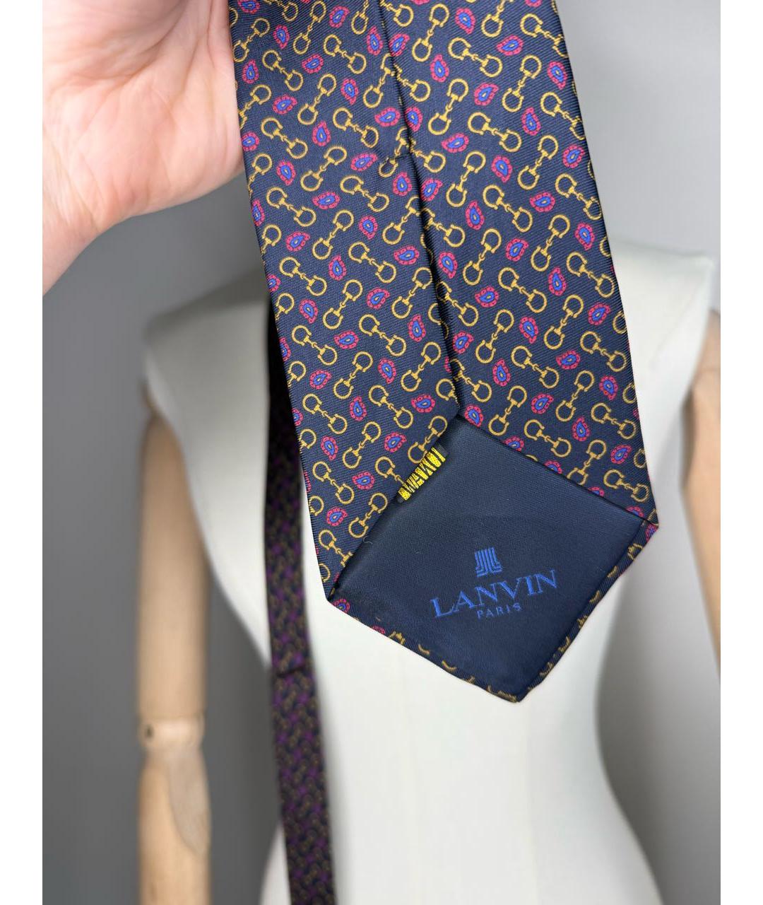 LANVIN Мульти шелковый галстук, фото 2
