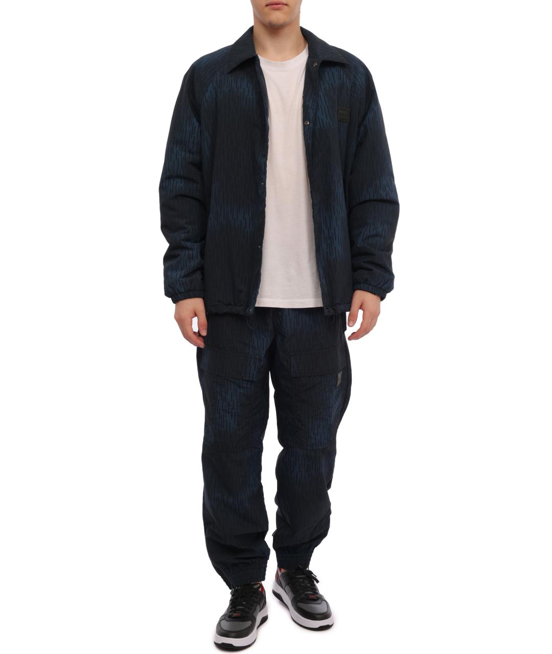 HUGO Синие повседневные брюки, фото 2