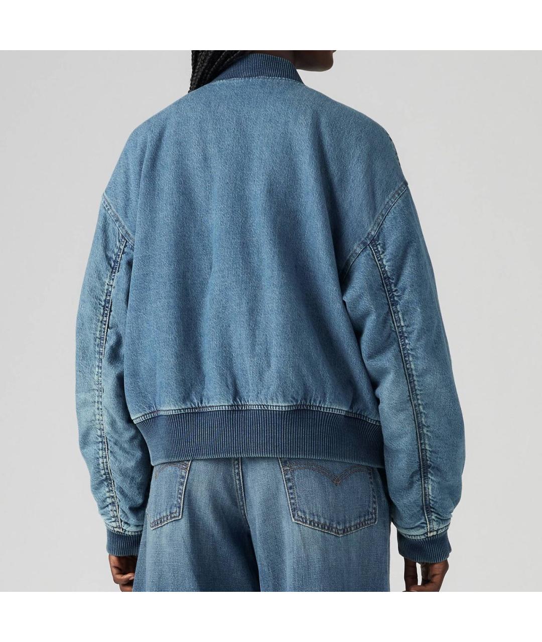 LEVI'S Синяя хлопковая куртка, фото 2