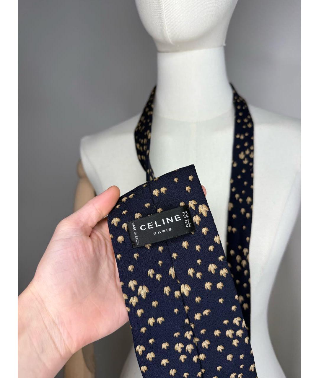 CELINE Мульти шелковый галстук, фото 4