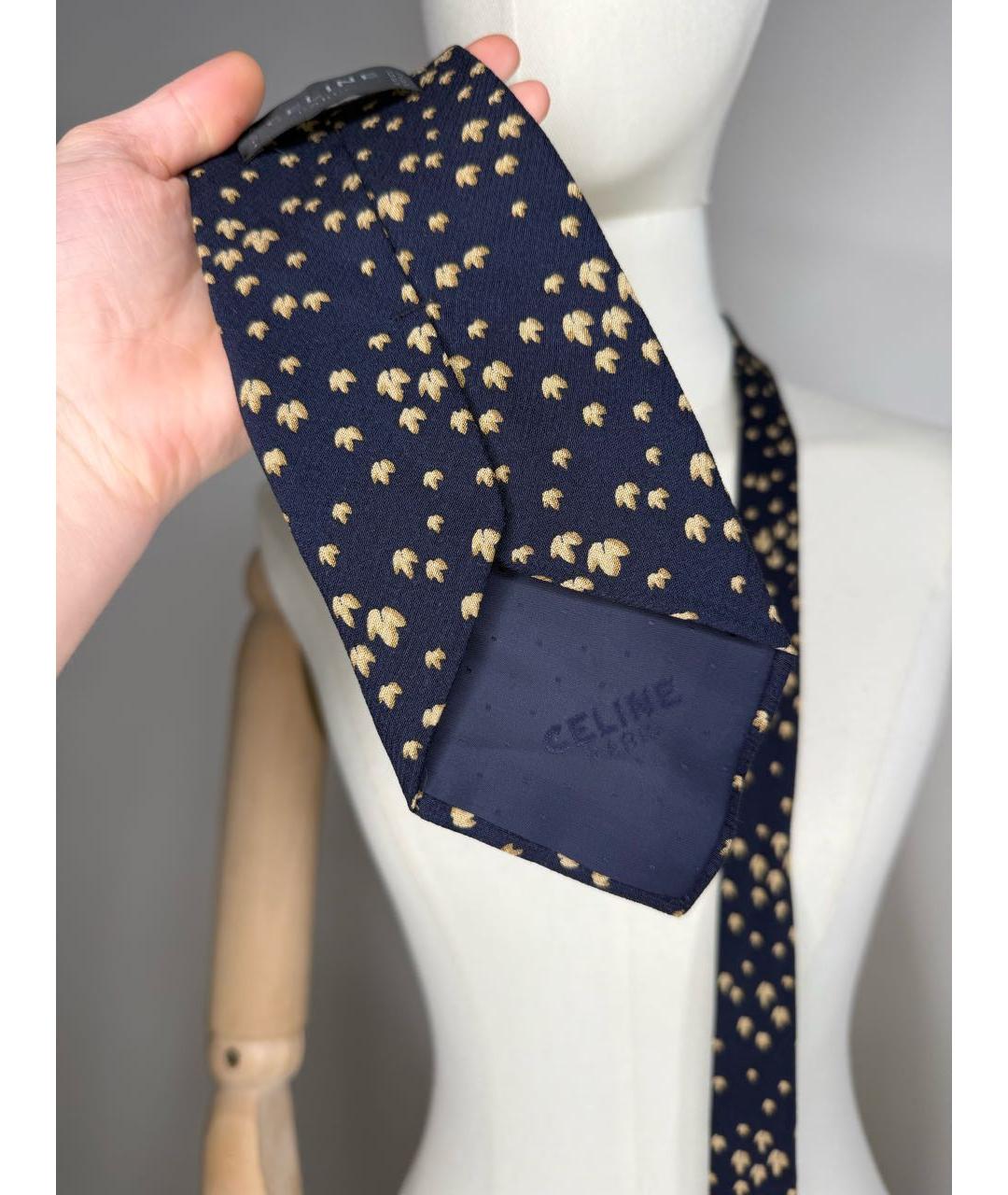 CELINE Мульти шелковый галстук, фото 5