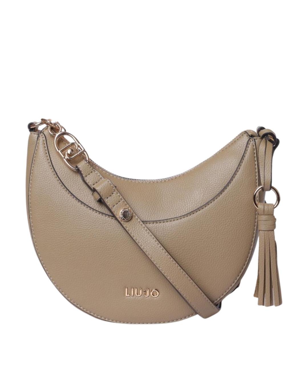 LIU JO Коричневая сумка через плечо из искусственной кожи, фото 1